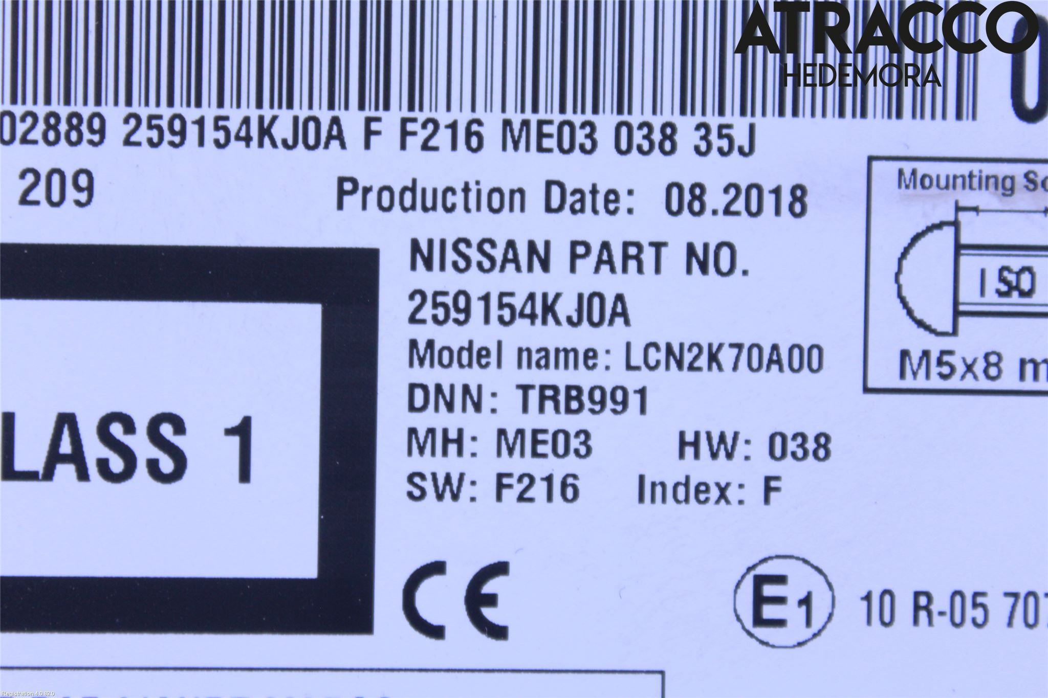Nissan NAVARA, TREK-1 17-21 Stereo Radio Med Cd