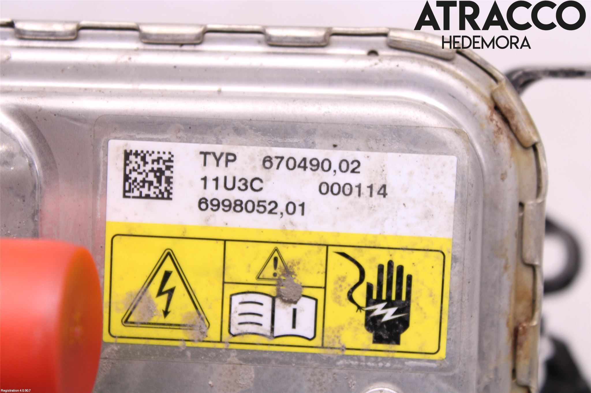 BMW 5 G30/G31/F90 17-23 Varmeapparat Ekstra (Bak)