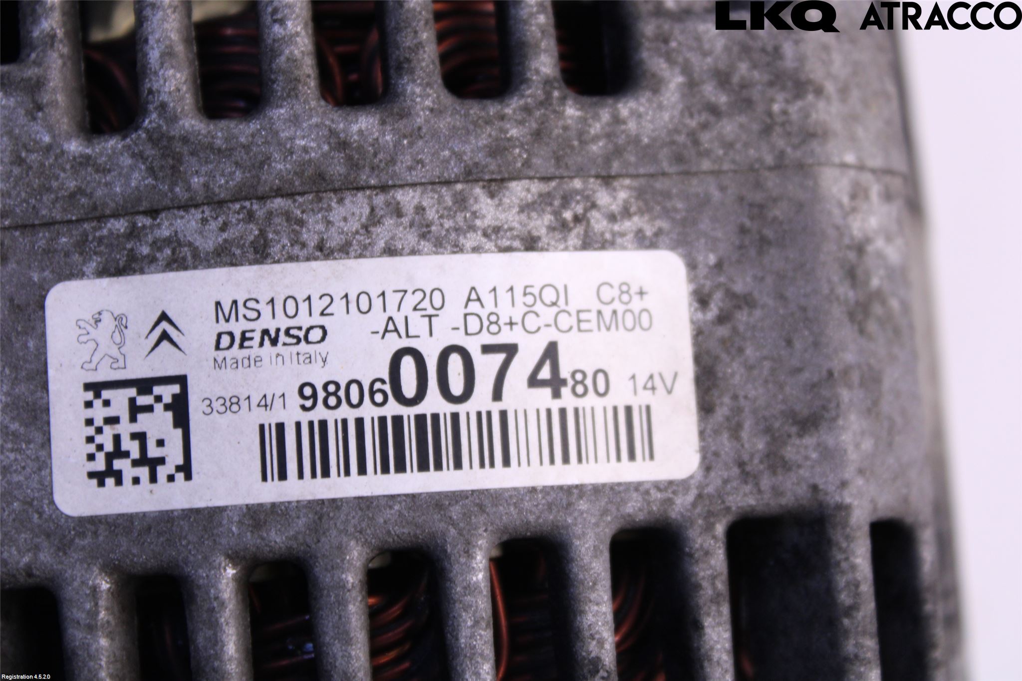 Peugeot 208 12-15 Dynamo