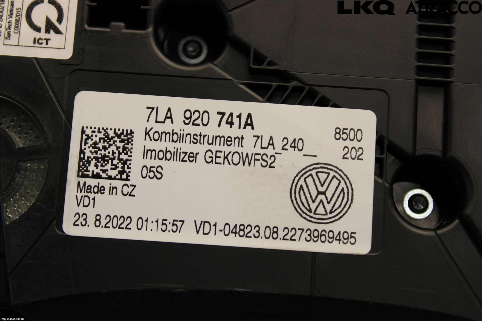 Volkswagen VW TRANSP/CARAVELLE (T7) 22-24 Instr Kombinert