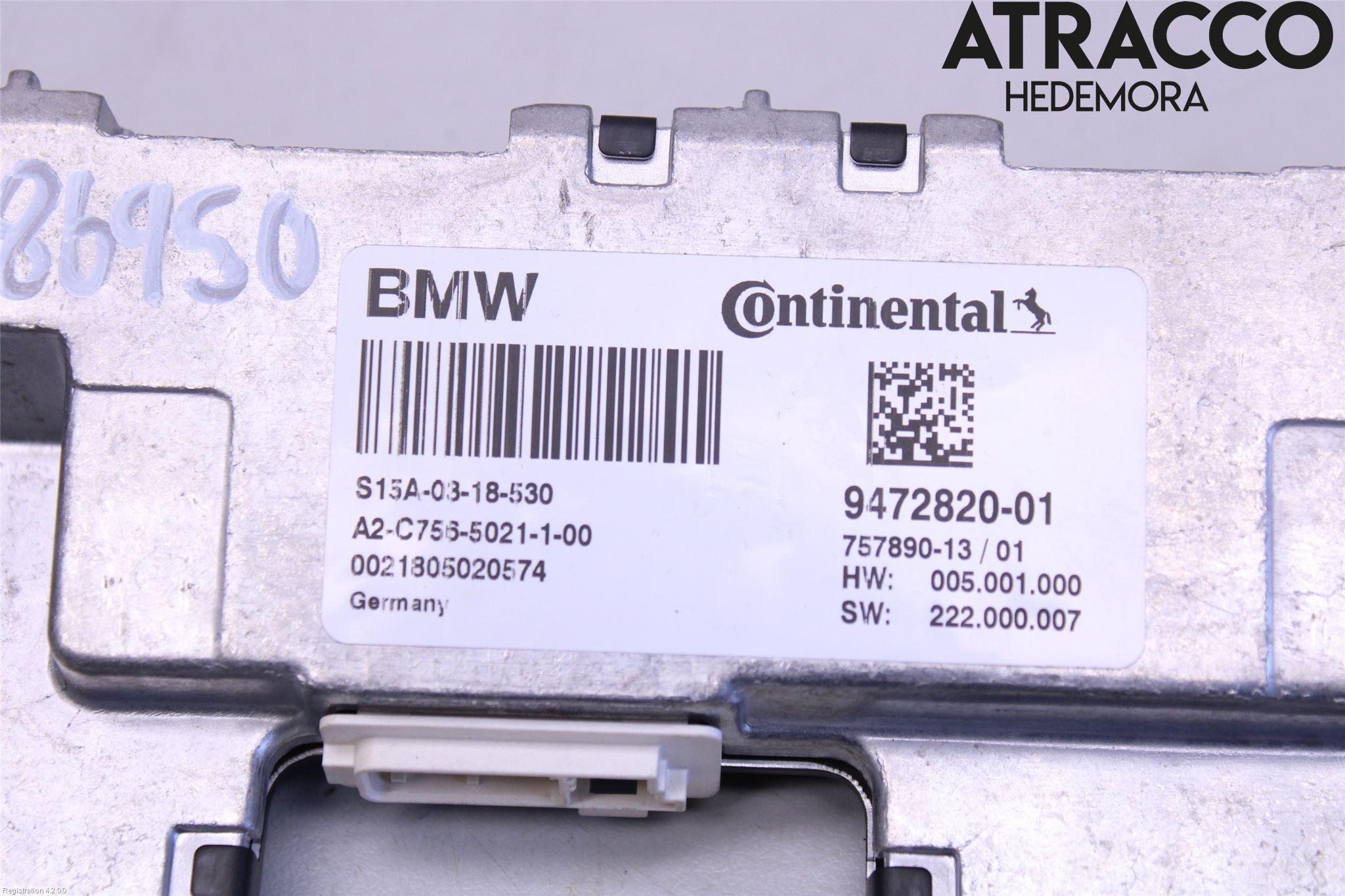 BMW 7 G11/G12 15-22 Sensor Kollisjonsbeskyttelse