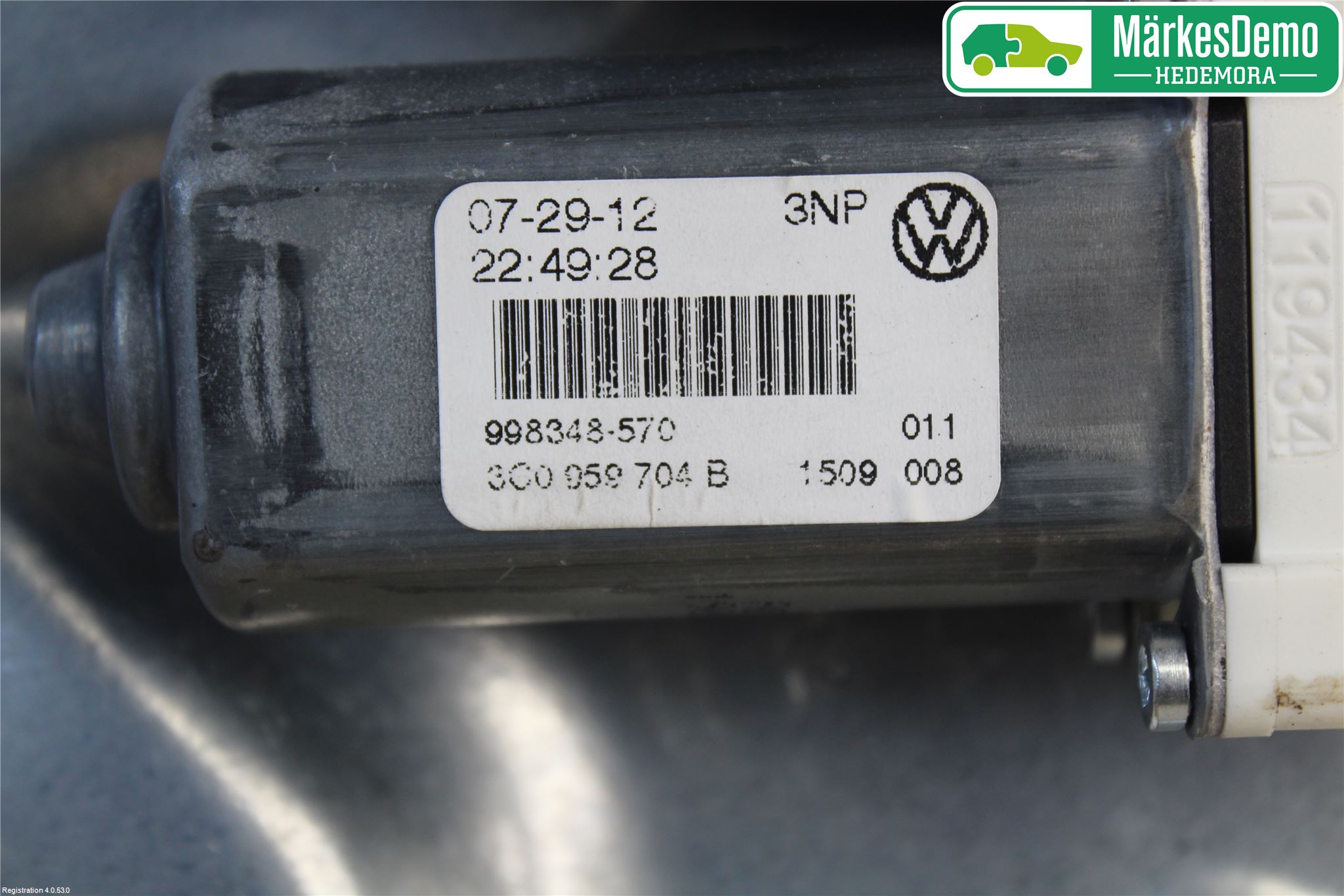 Volkswagen VW GOLF VI 09-13 Vindusheis El Komp