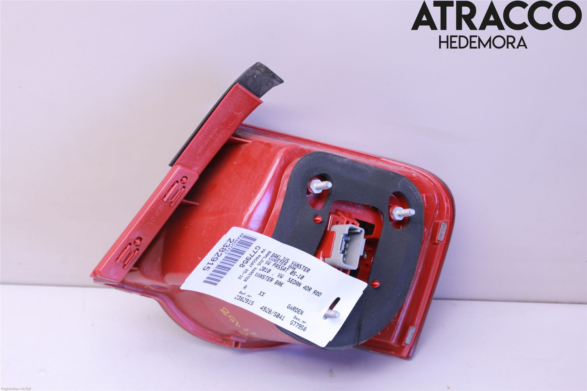Volkswagen VW PASSAT 05-11 Baklykt Venstre