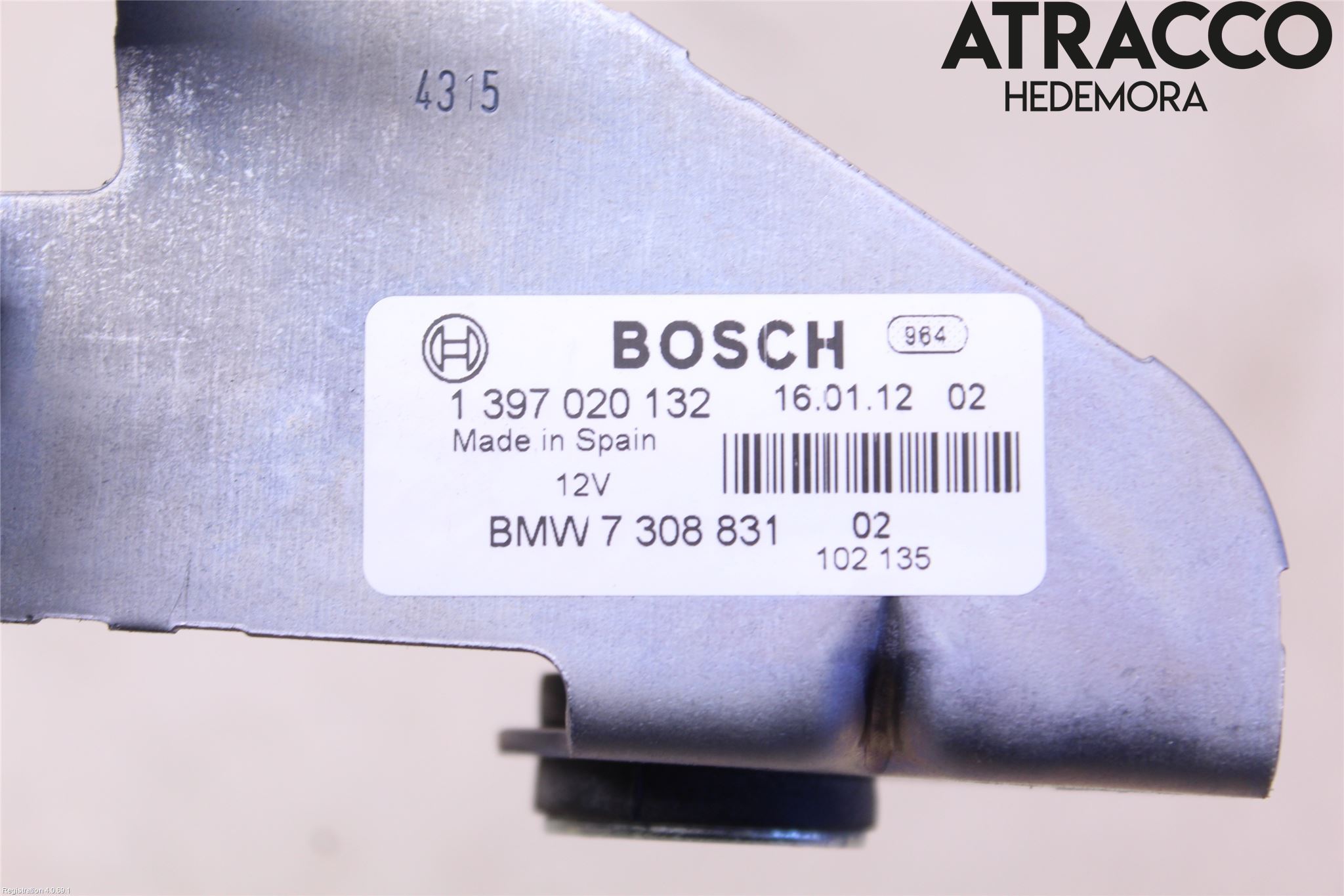 BMW 3 F30/F31/F80 12-19 Lås Bakluke-Koffertlokk