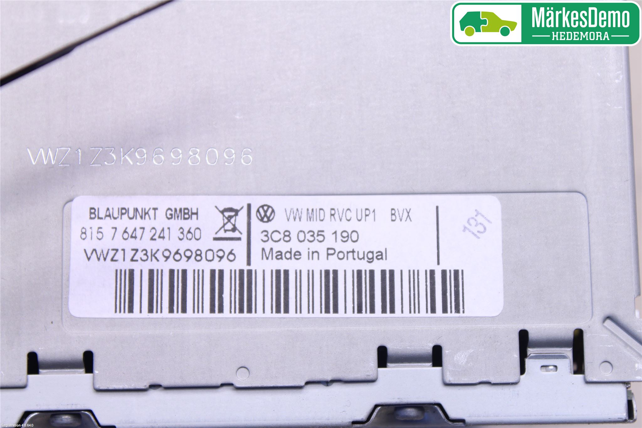 Volkswagen VW PASSAT 11-14 Stereo Radio Med Cd