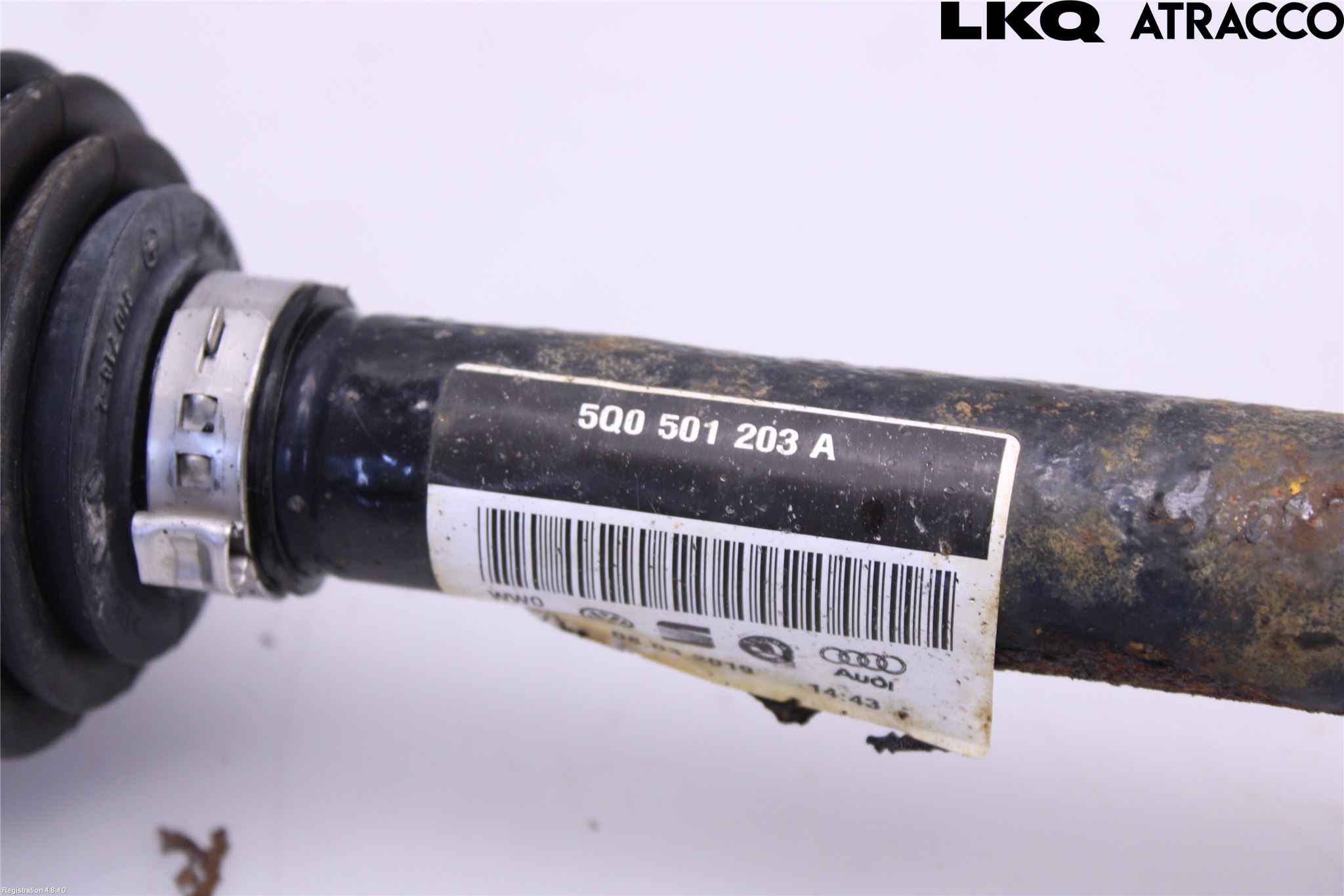 Volkswagen VW GOLF / E-GOLF VII 13-20 Drivaksel Bak Kompl Venstre