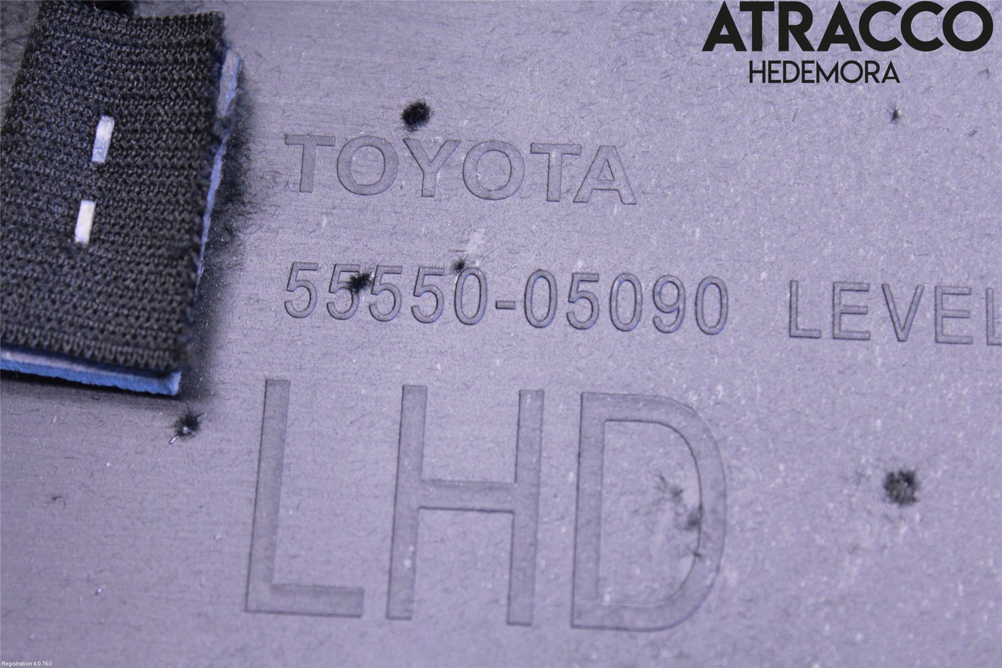 Toyota COROLLA 02-07 Innr Hanskerom Lokk