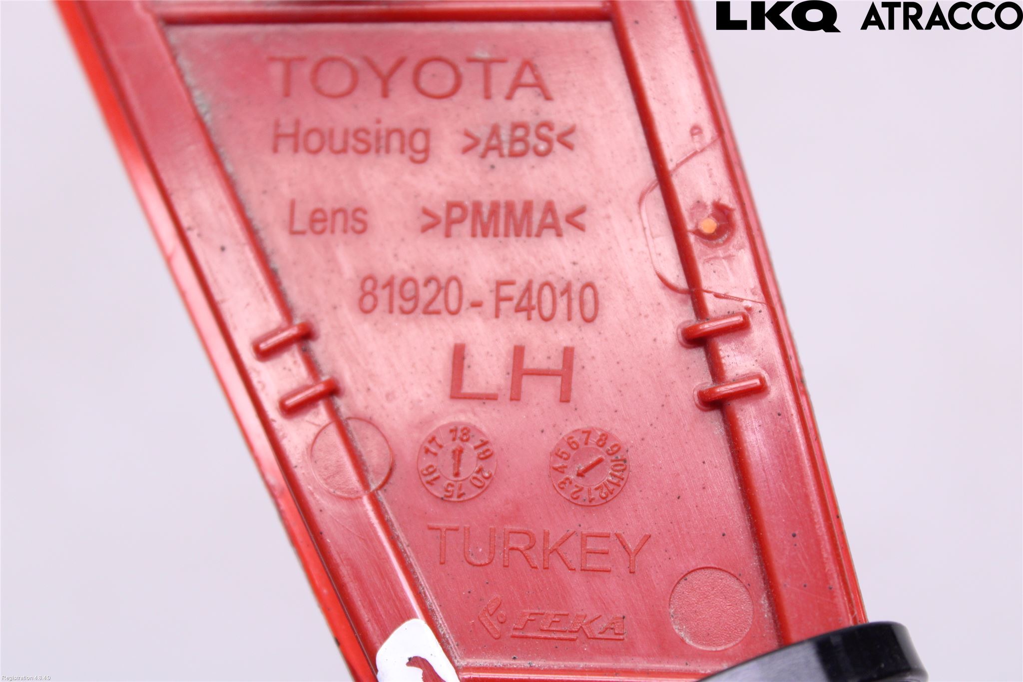 Toyota C-HR 16-23 Refleks Bak
