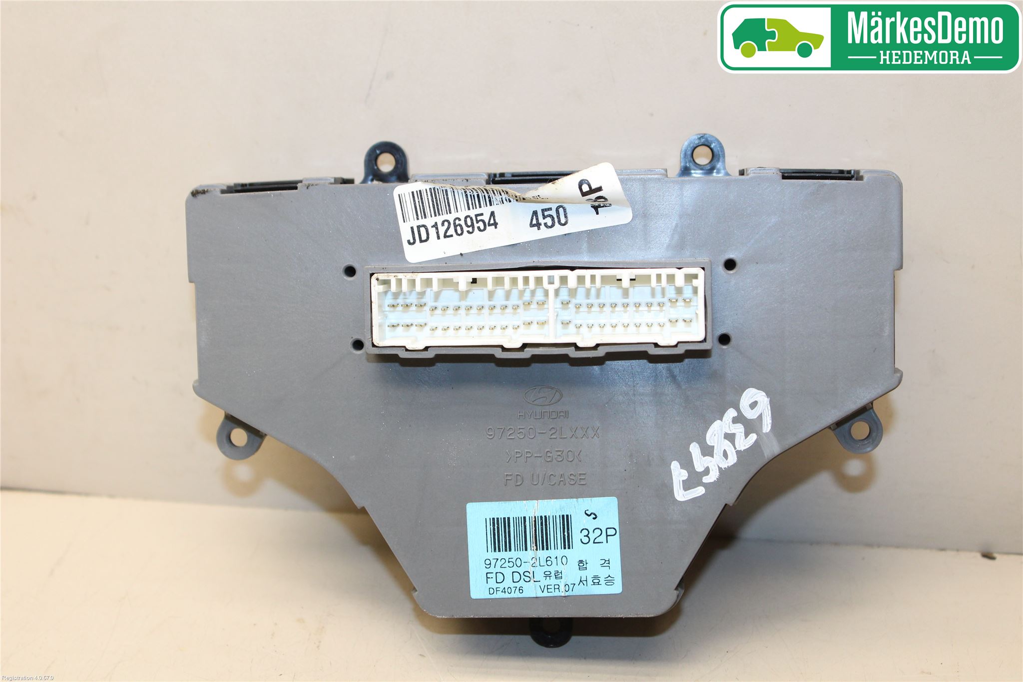 Hyundai i30 FD 07-12 Varme Ac Betjening-Display