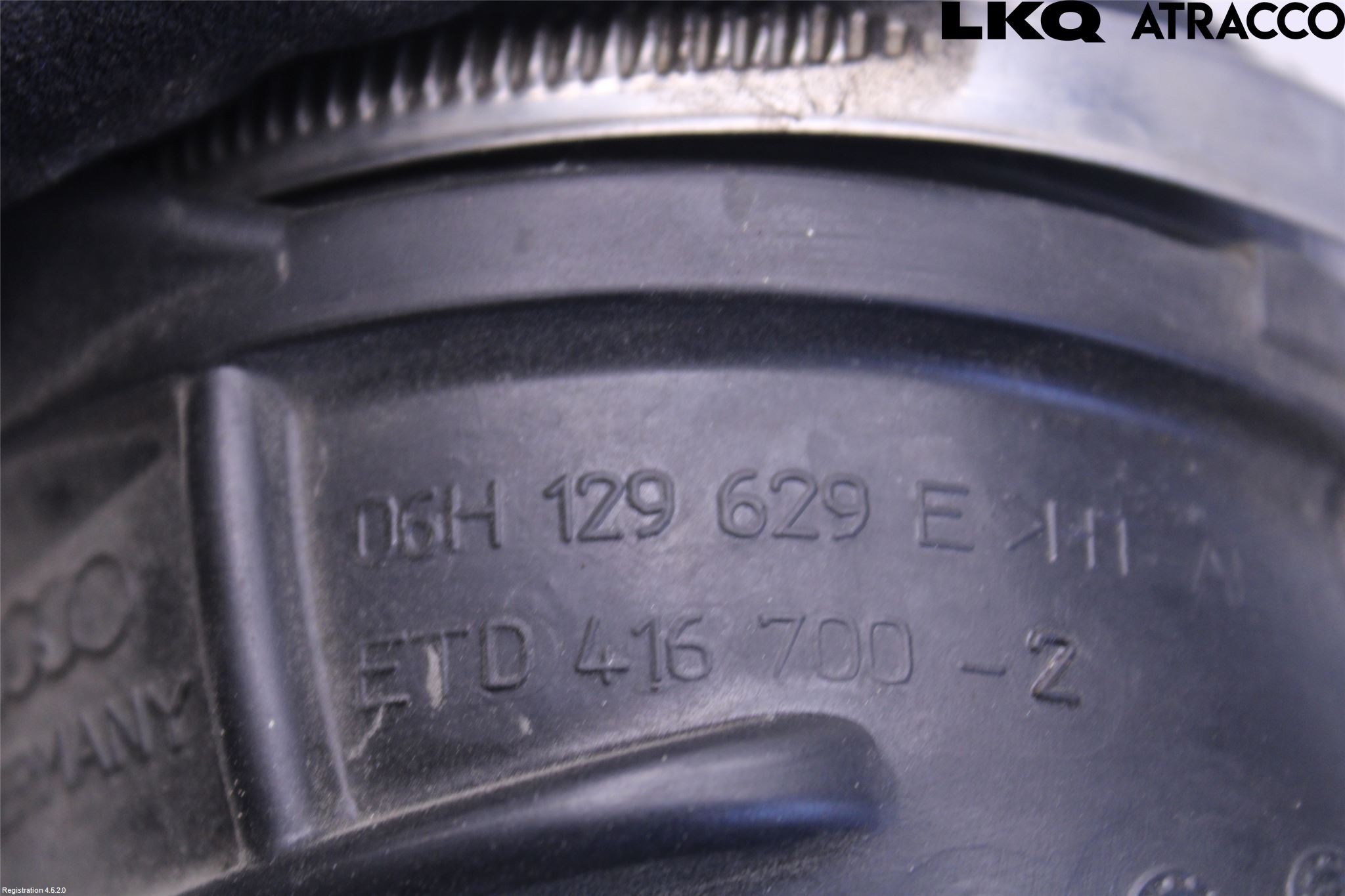 Audi A4/S4 08-11 Inns Gummibelg - Slange