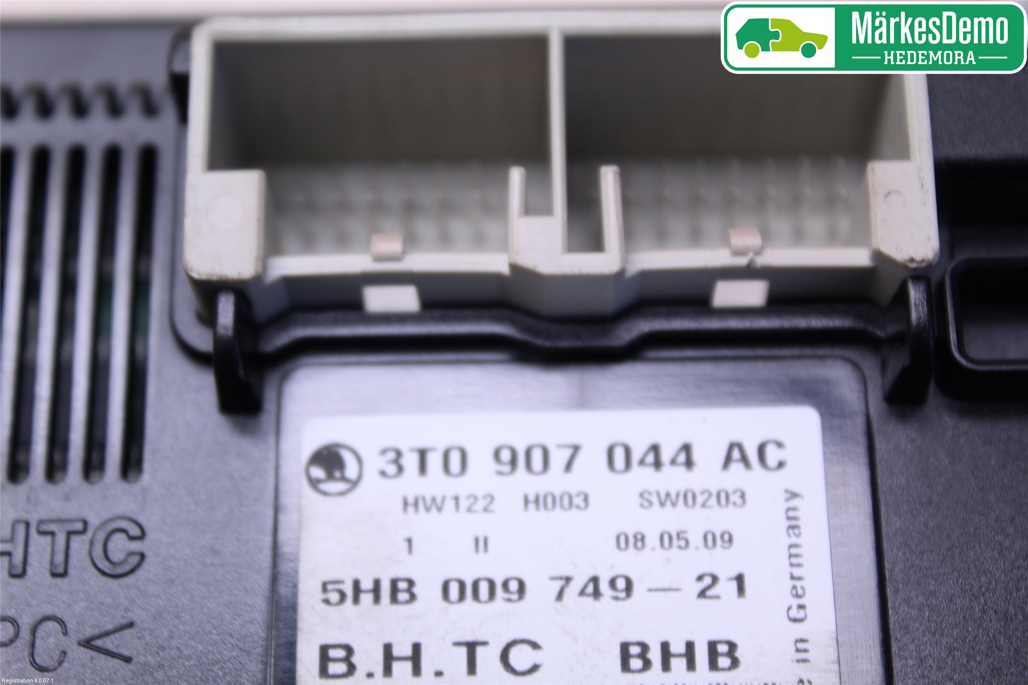 Skoda OCTAVIA (1Z) 05-13 Varme Ac Betjening-Display