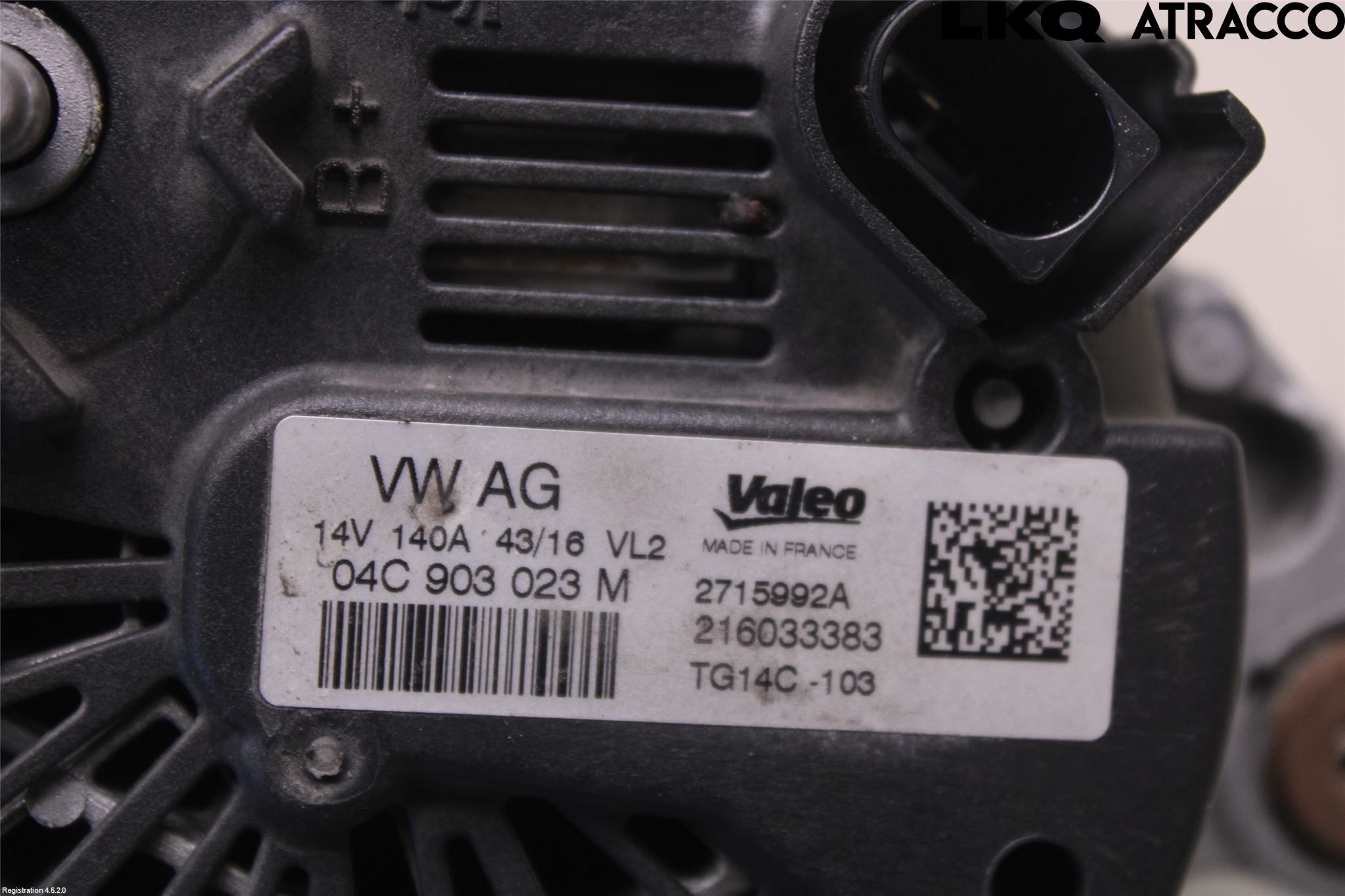Volkswagen VW GOLF / E-GOLF VII 13-20 Dynamo