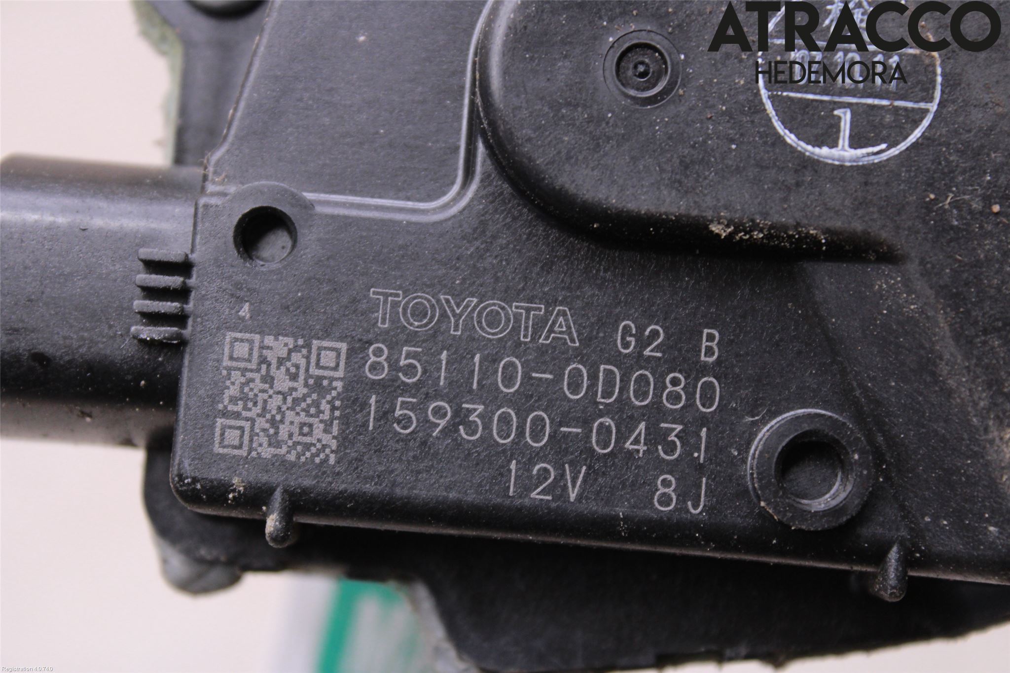 Toyota YARIS XP90 06-11 Viskermotor Frontrute