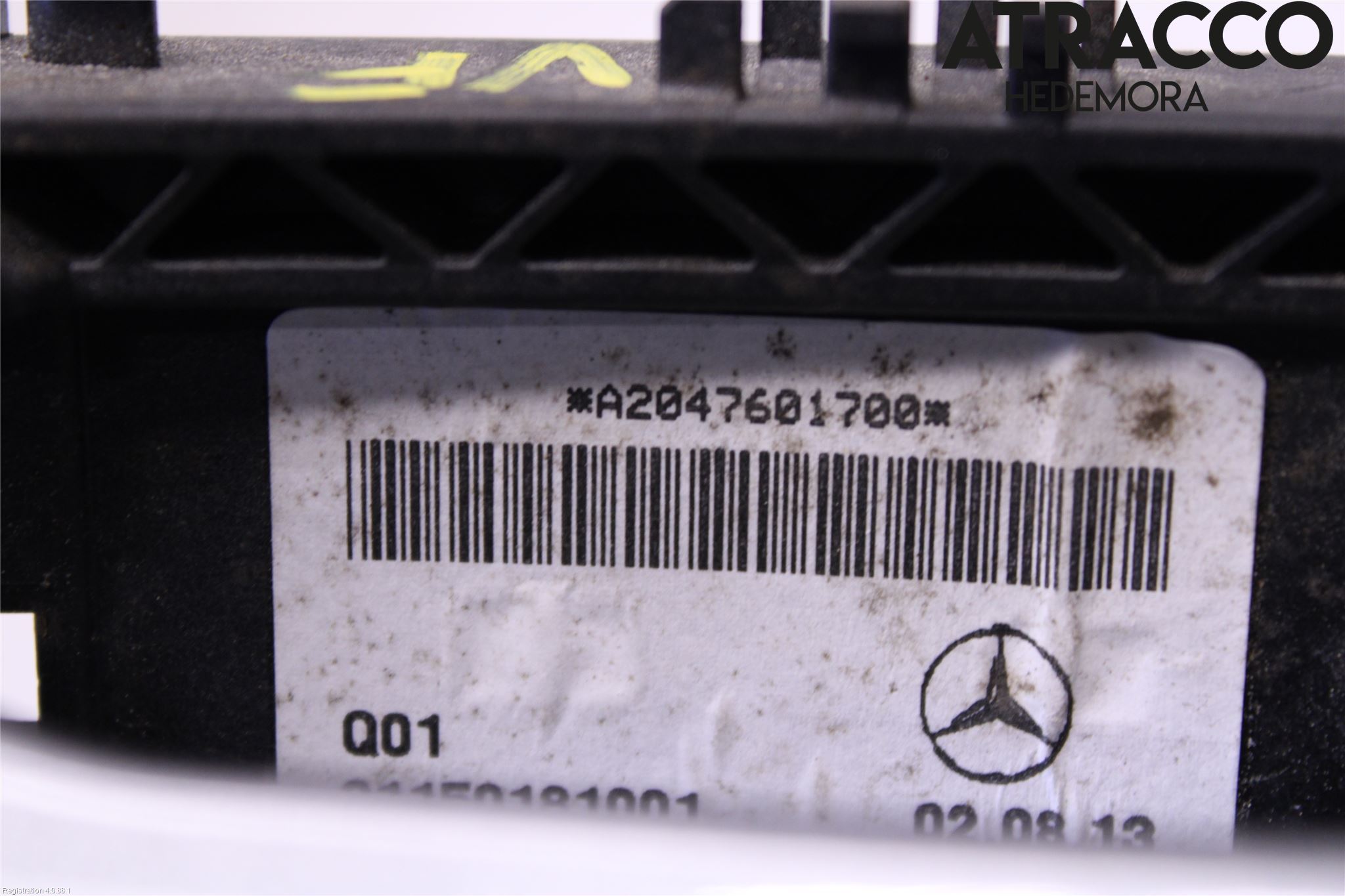 Mercedes-Benz MB A-KLASS (W176) 13-18 Dørhandtak Ytre Venstre