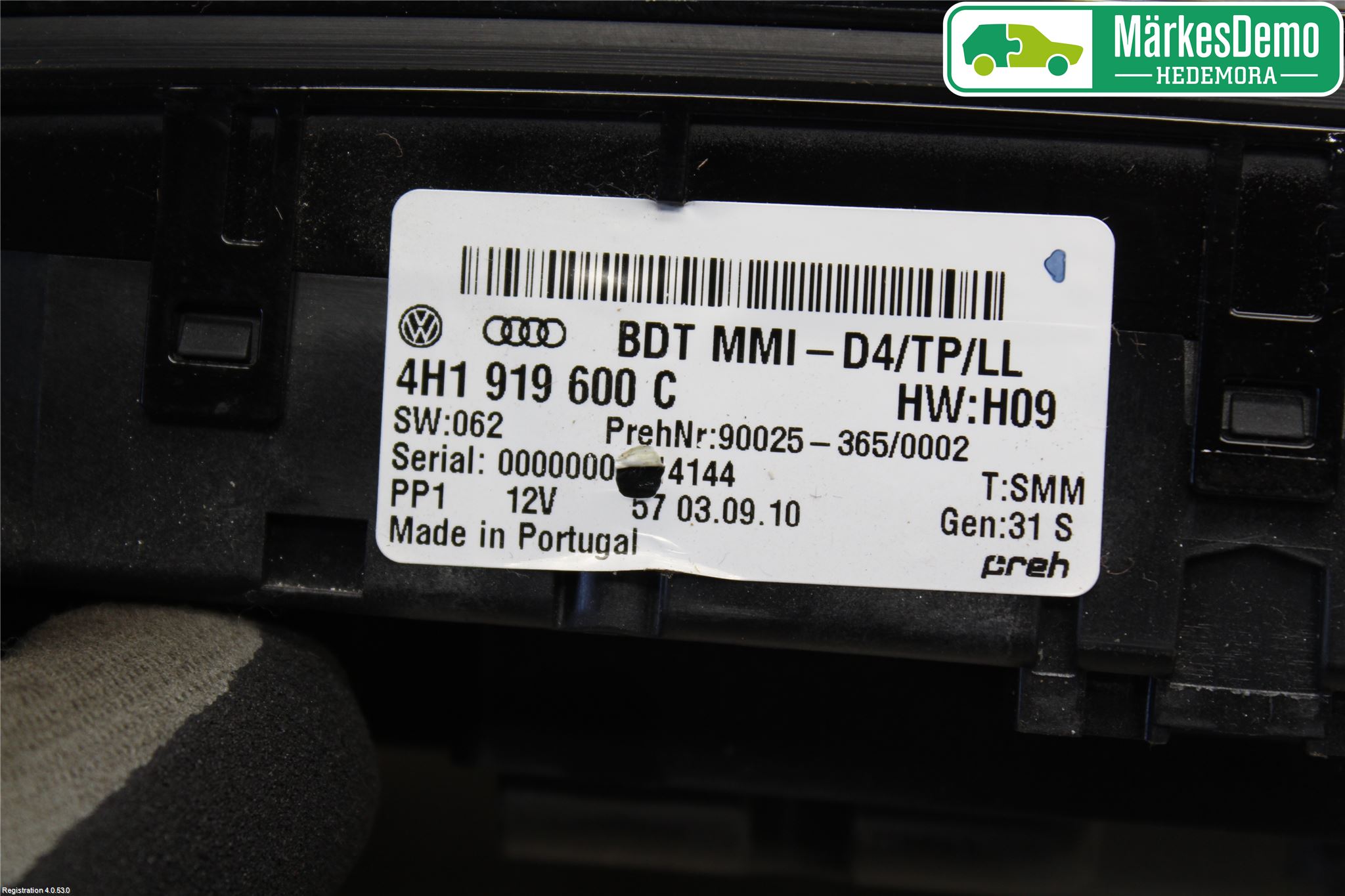 Audi A8/S8 4H 10-17 Stereo Radio Med Cd