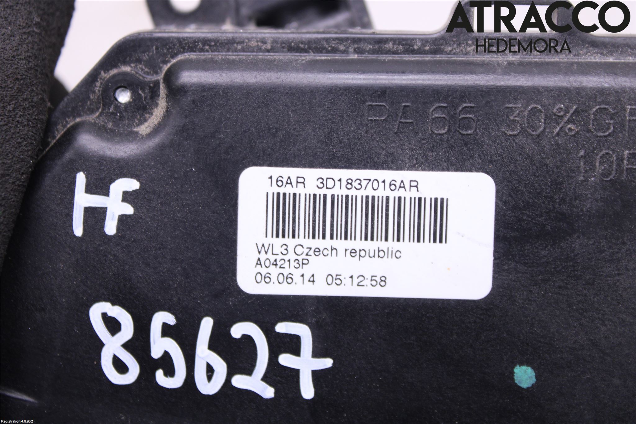 Volkswagen VW CADDY 11-15 Dørlås - Låsekasse