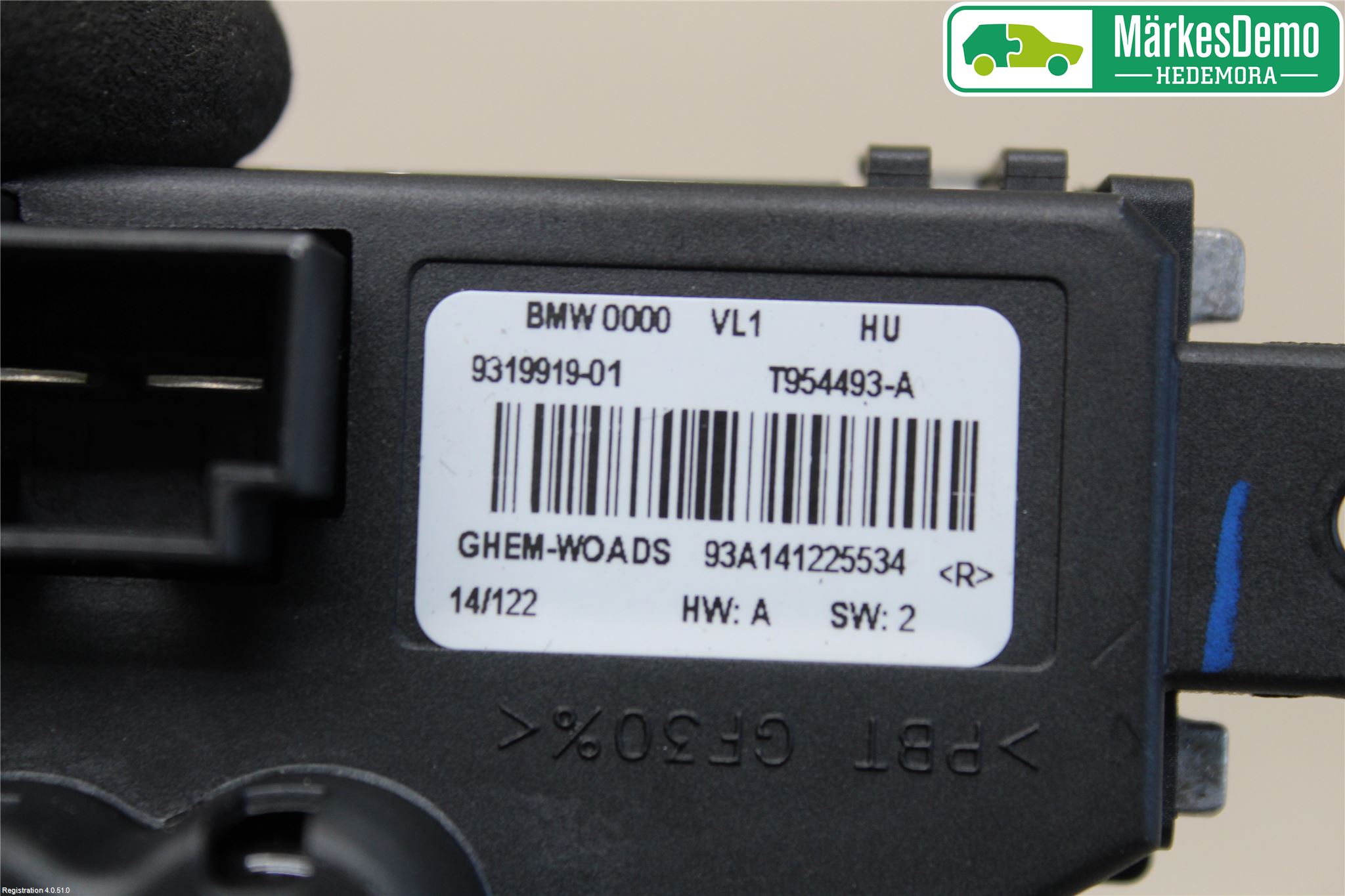 BMW 3 GT F34 13-19 Varmeapparat Viftemotstand