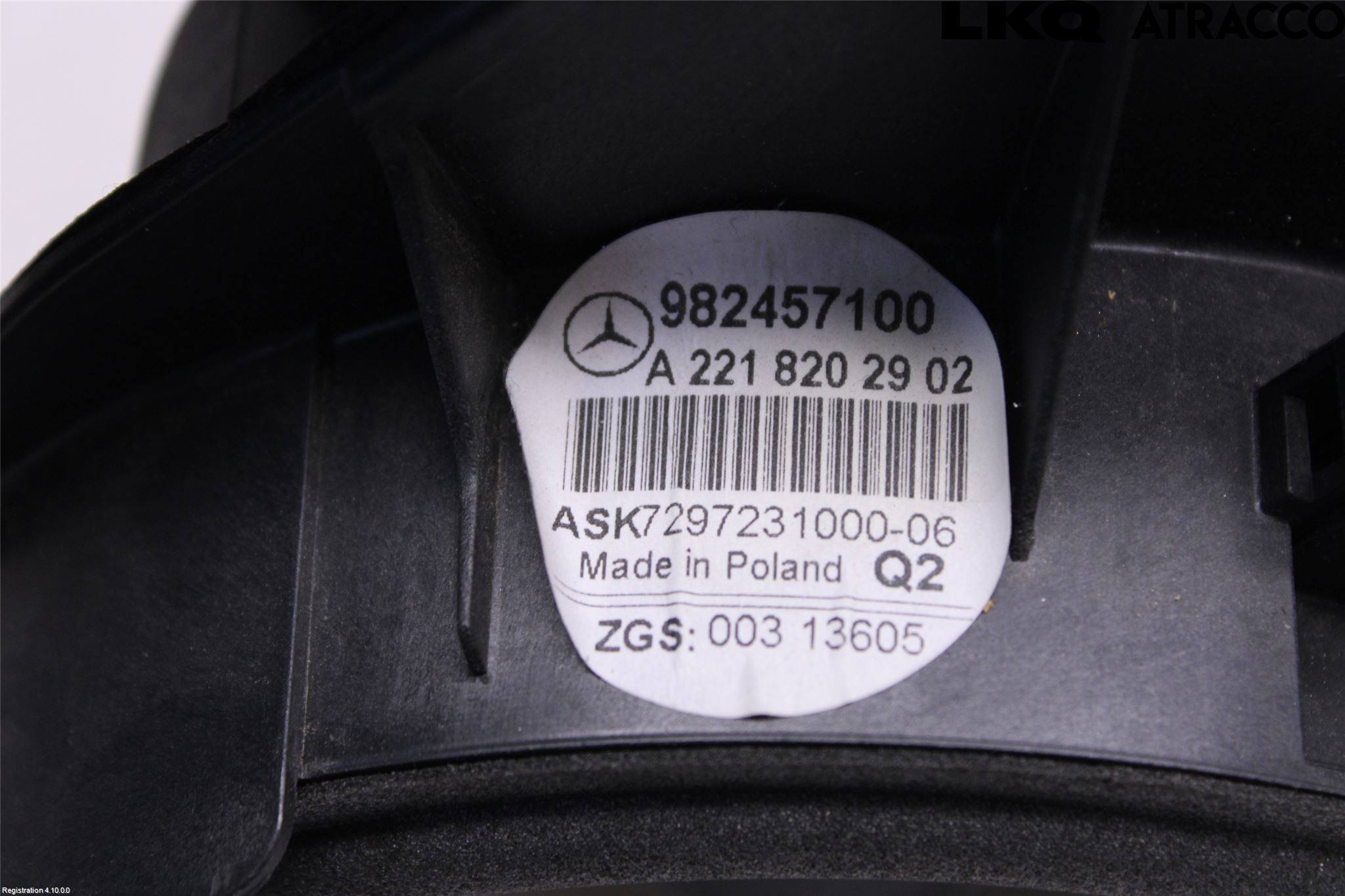 Mercedes-Benz MB S-KLASS (W221) 05-13 Innr Høyttaler