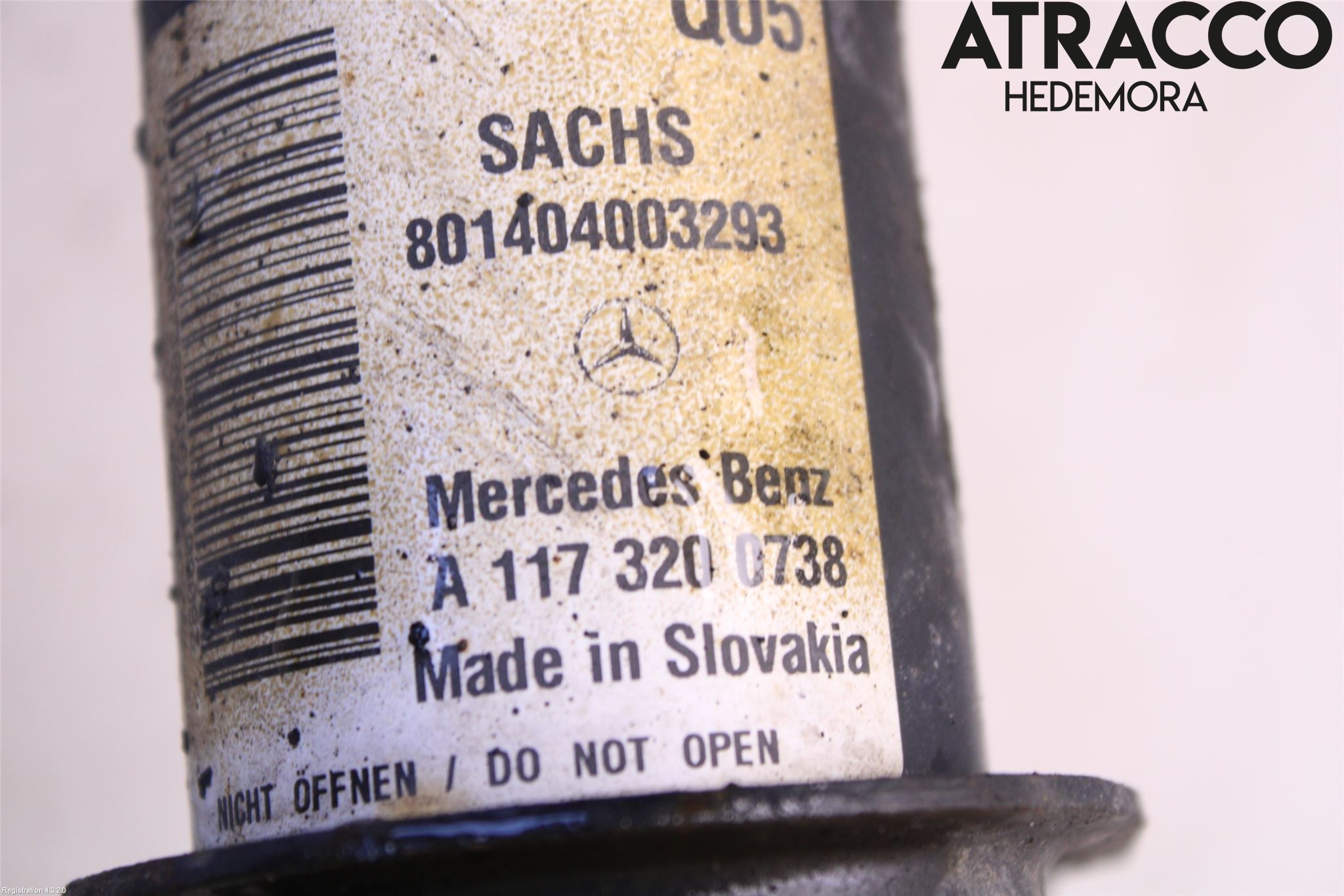 Mercedes-Benz MB CLA-KLASS (C117/X117) 13-19 Fjærbein Foran Venstre