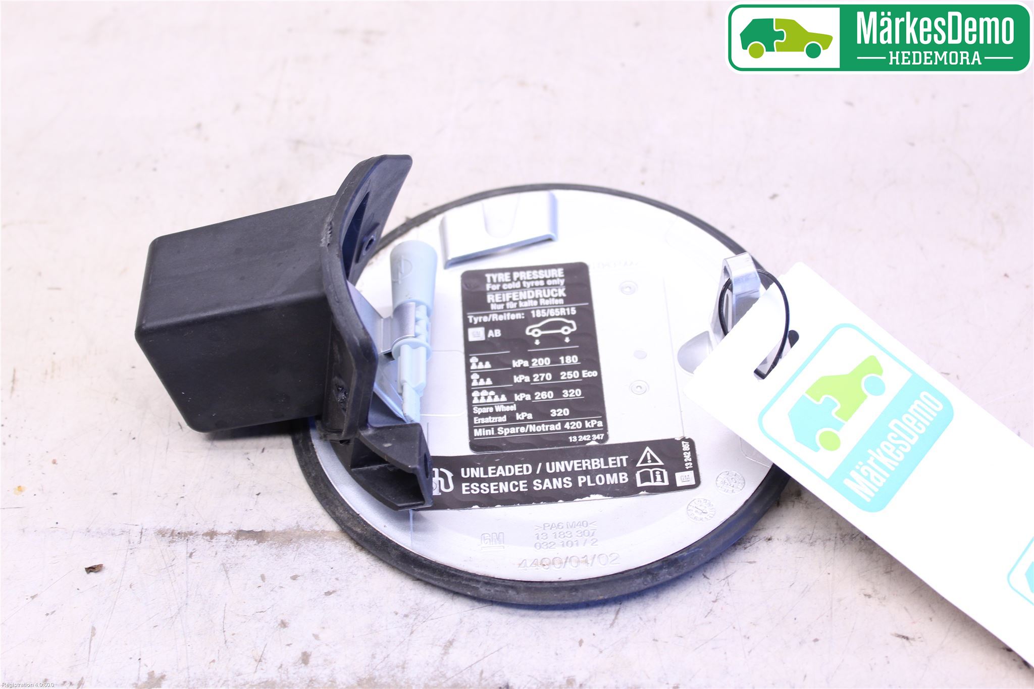Opel CORSA D 07-14 Drivstoff Tankluke