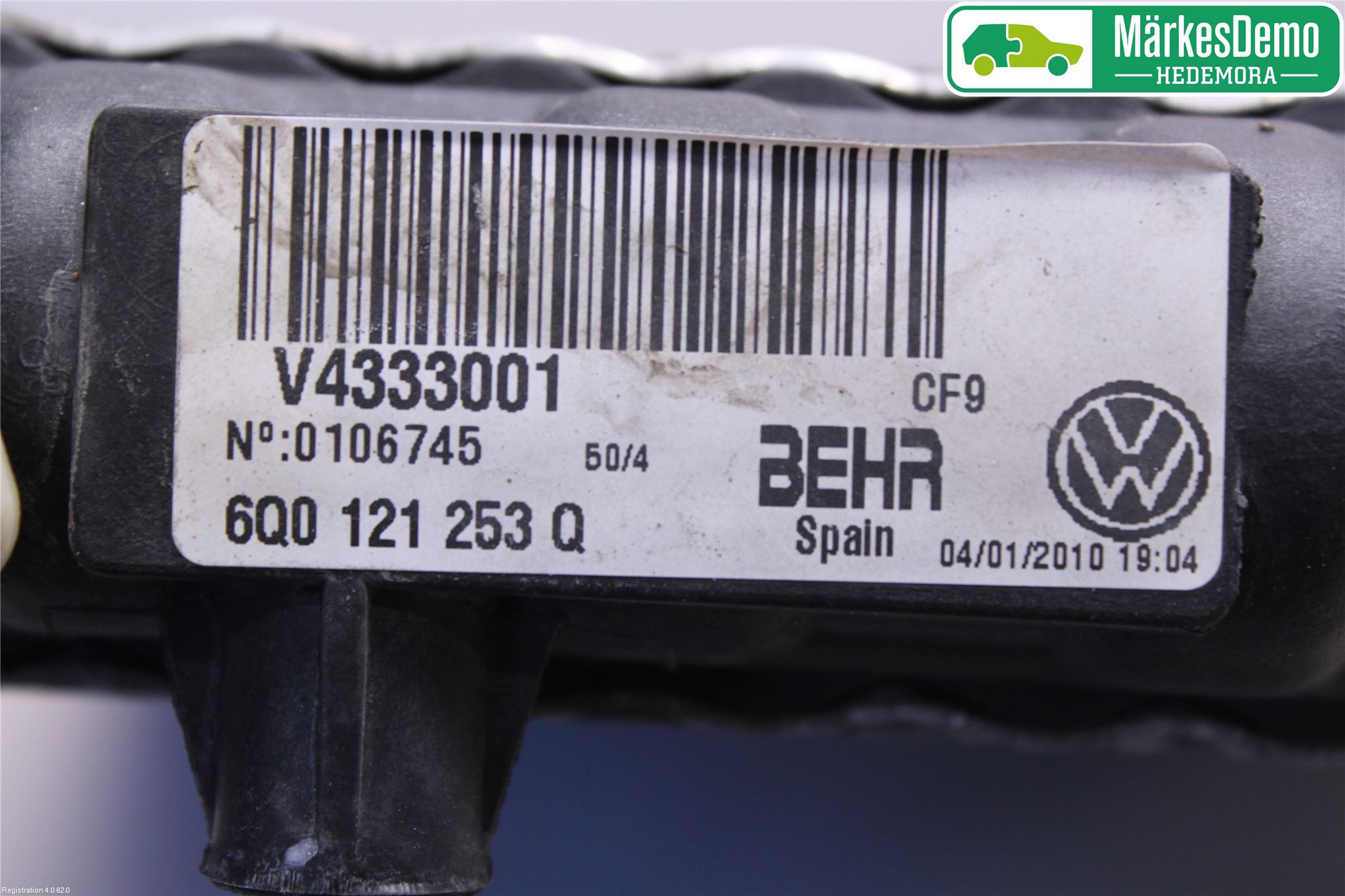 Skoda FABIA 07-14 Radiator Manuell