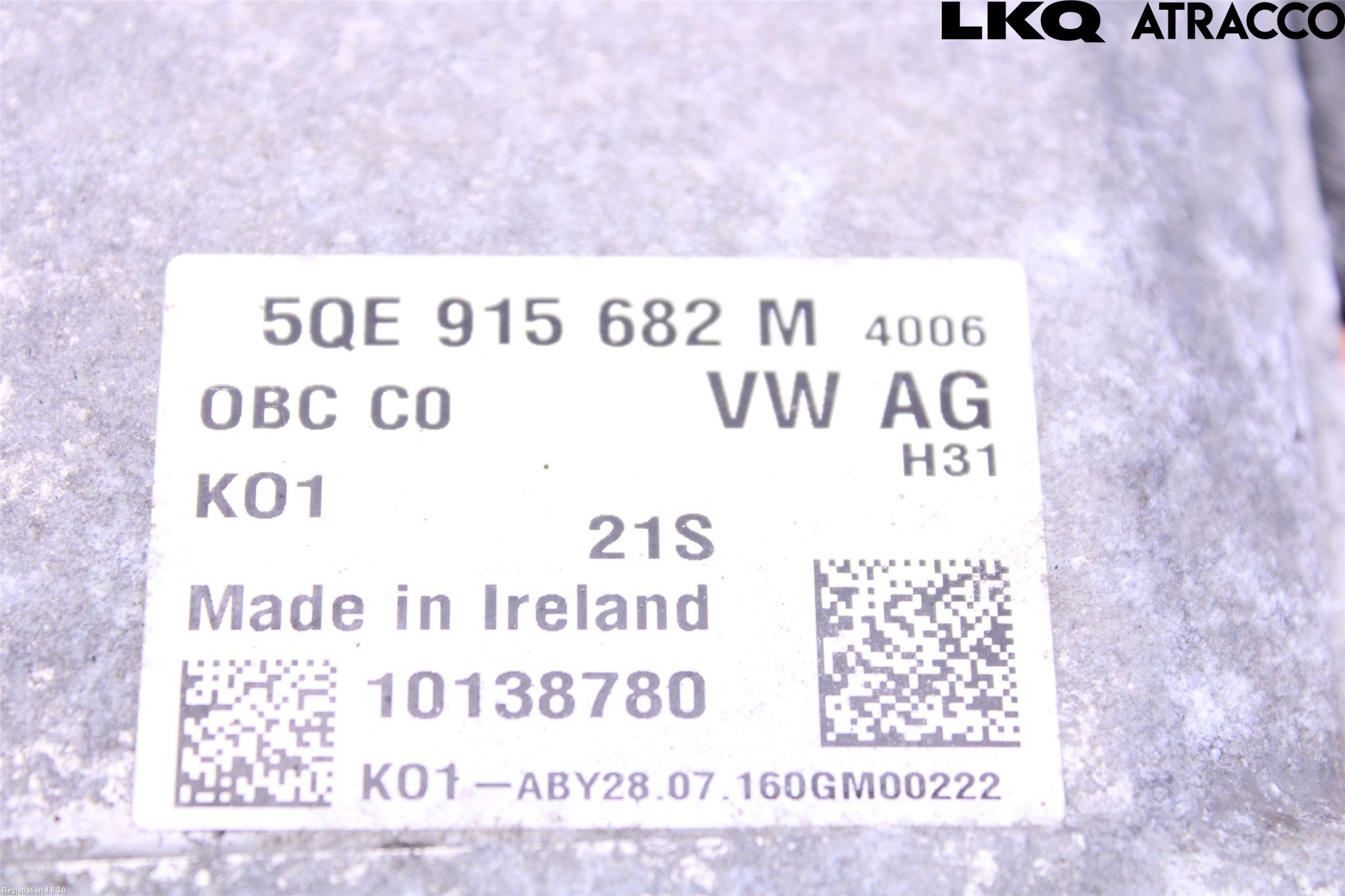 Volkswagen VW PASSAT 15-19 Batterilader Hybrid