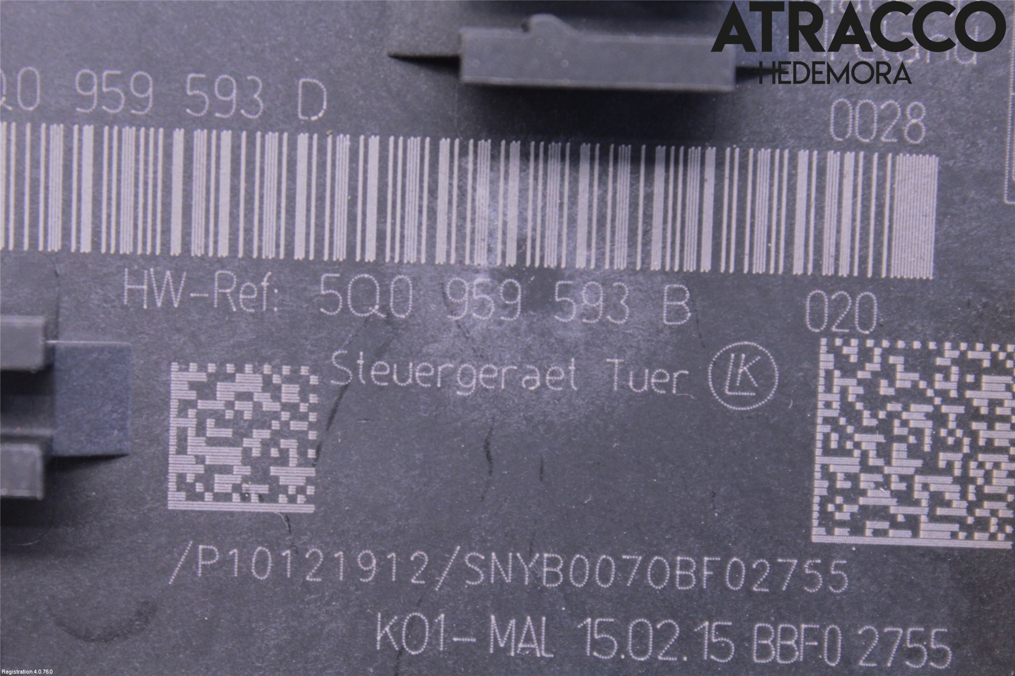 Audi A3/S3 8V 13-20 Styreenhet Dør