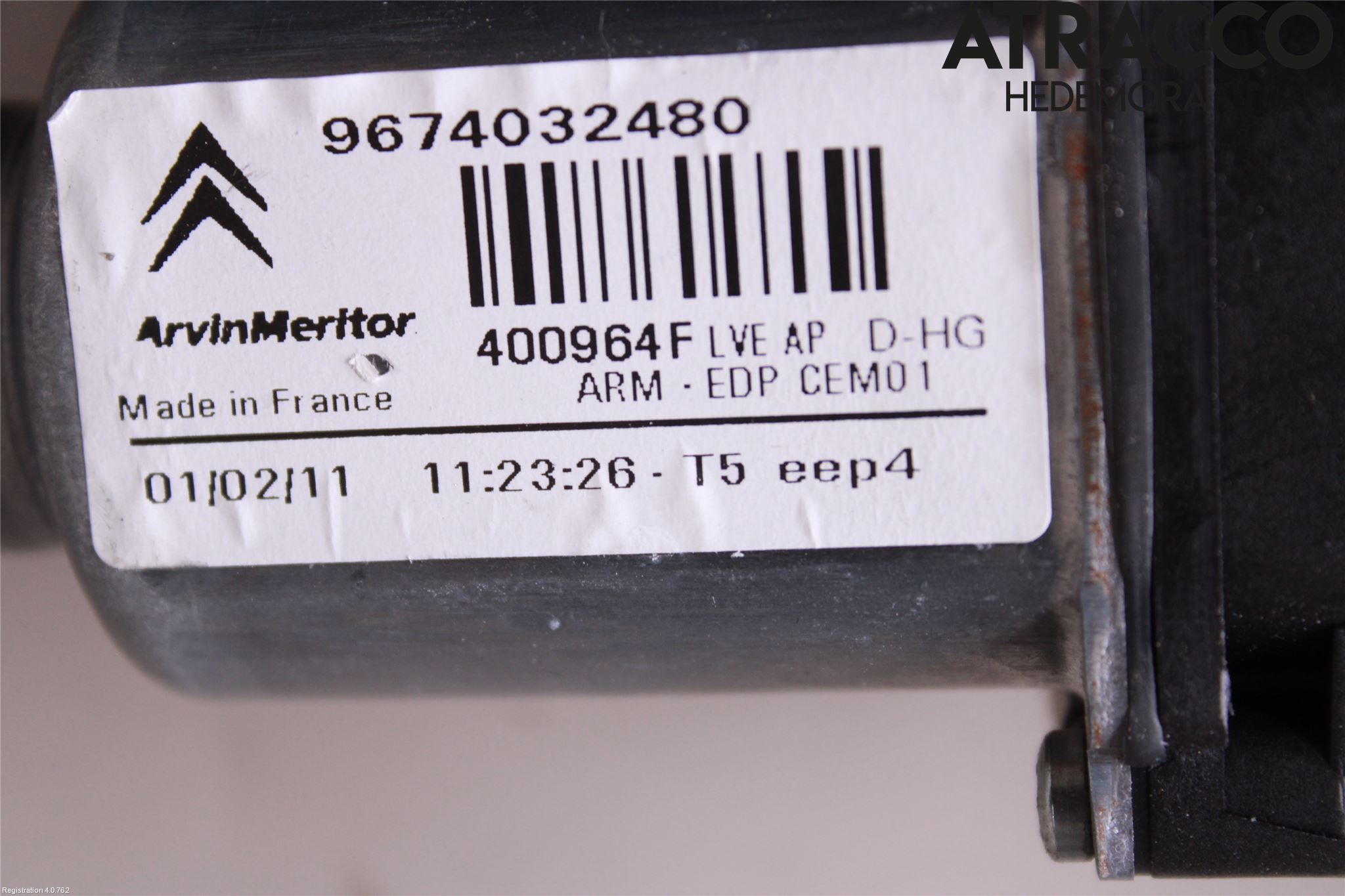 Citroen C4 GRAND PICASSO 07-13 Vindusheis El Komp
