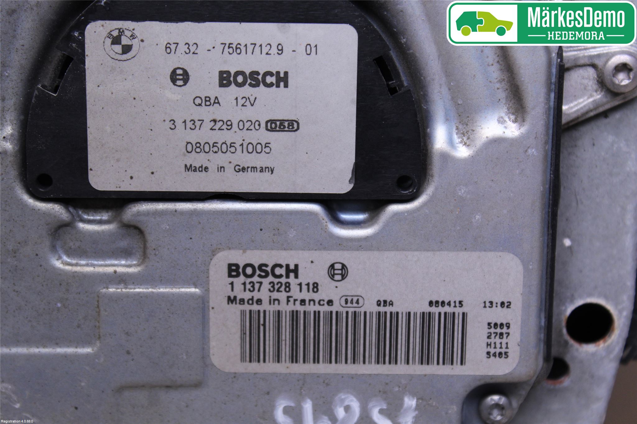 BMW 5 E60/61 Sed/Tou 02-10 Kjølevifte Elektrisk