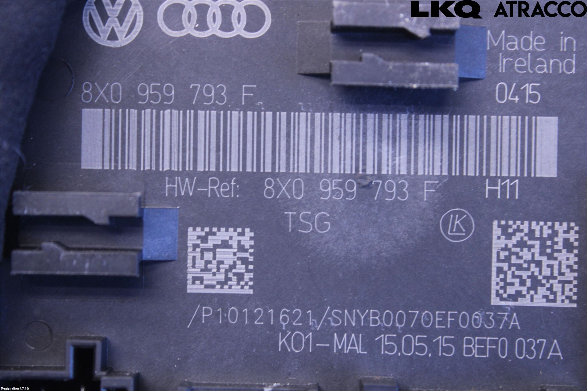 Audi A1/S1 11-18 Styreenhet Dør
