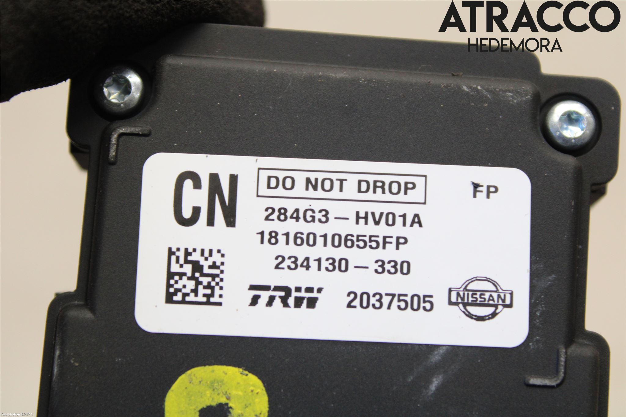 Nissan QASHQAI 17-21 Sensor Kollisjonsbeskyttelse