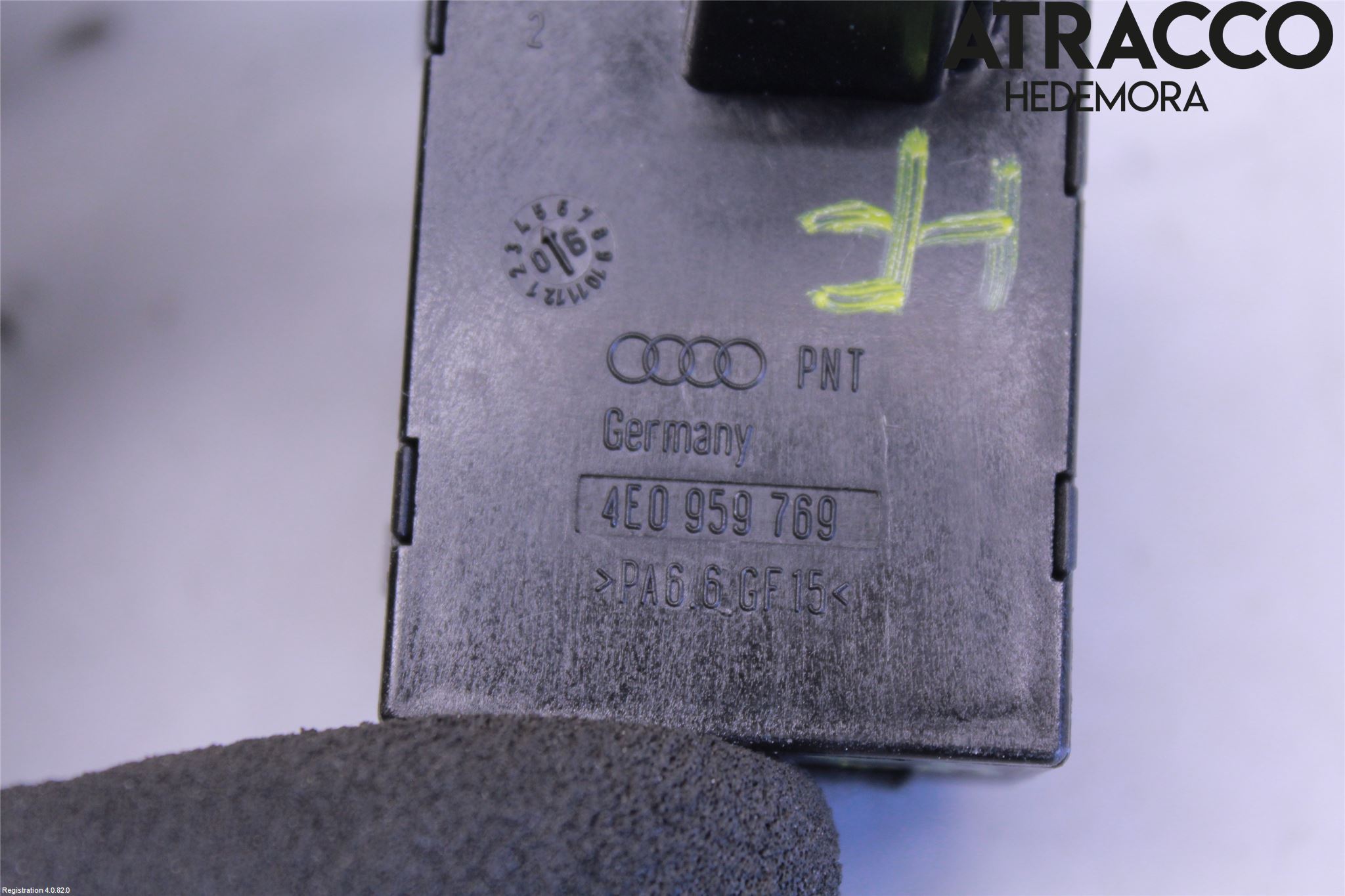 Audi A8/S8 4E  02-09 Bryter Seteminne