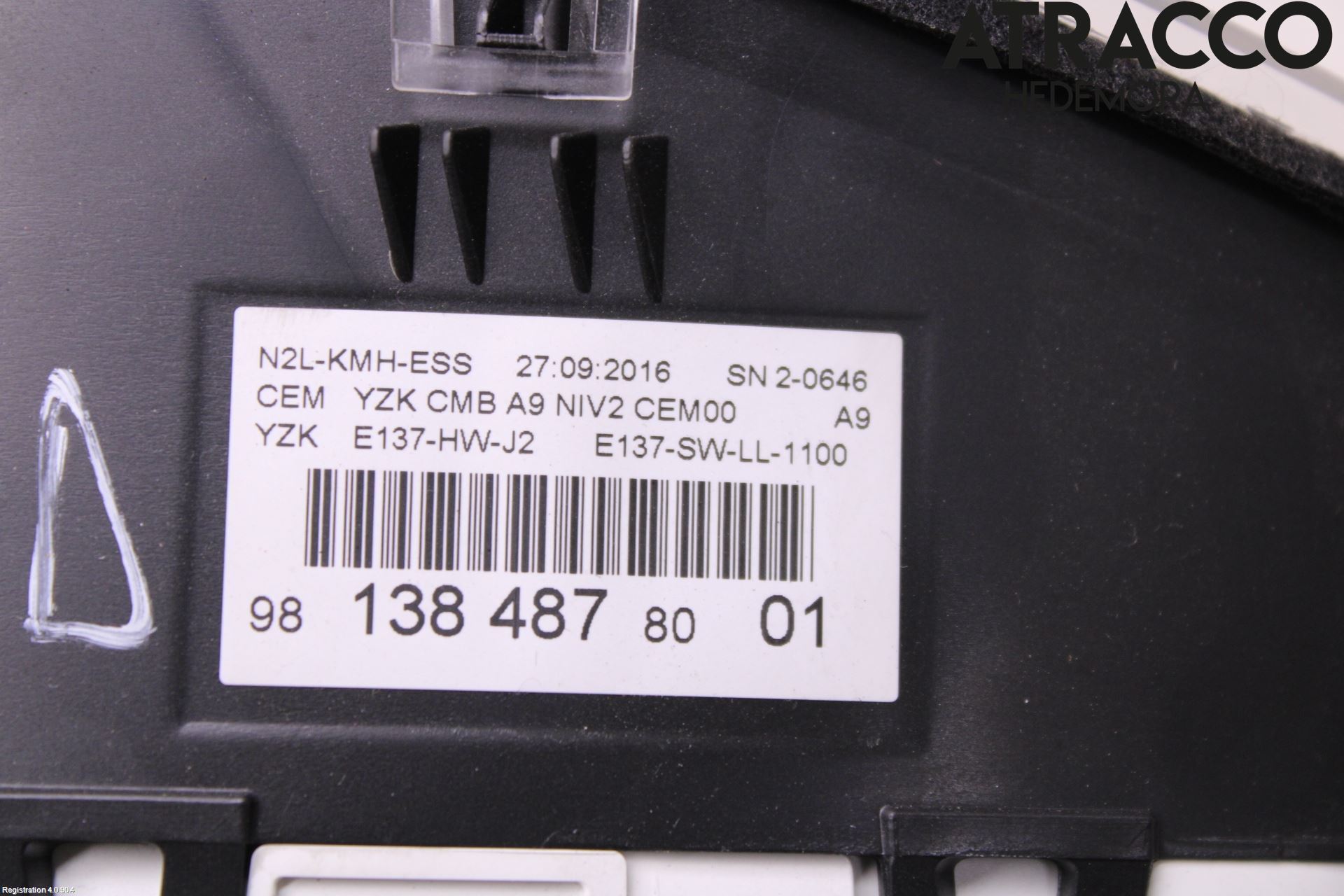 Peugeot PEUGOT 208 16-19 Instr Kombinert