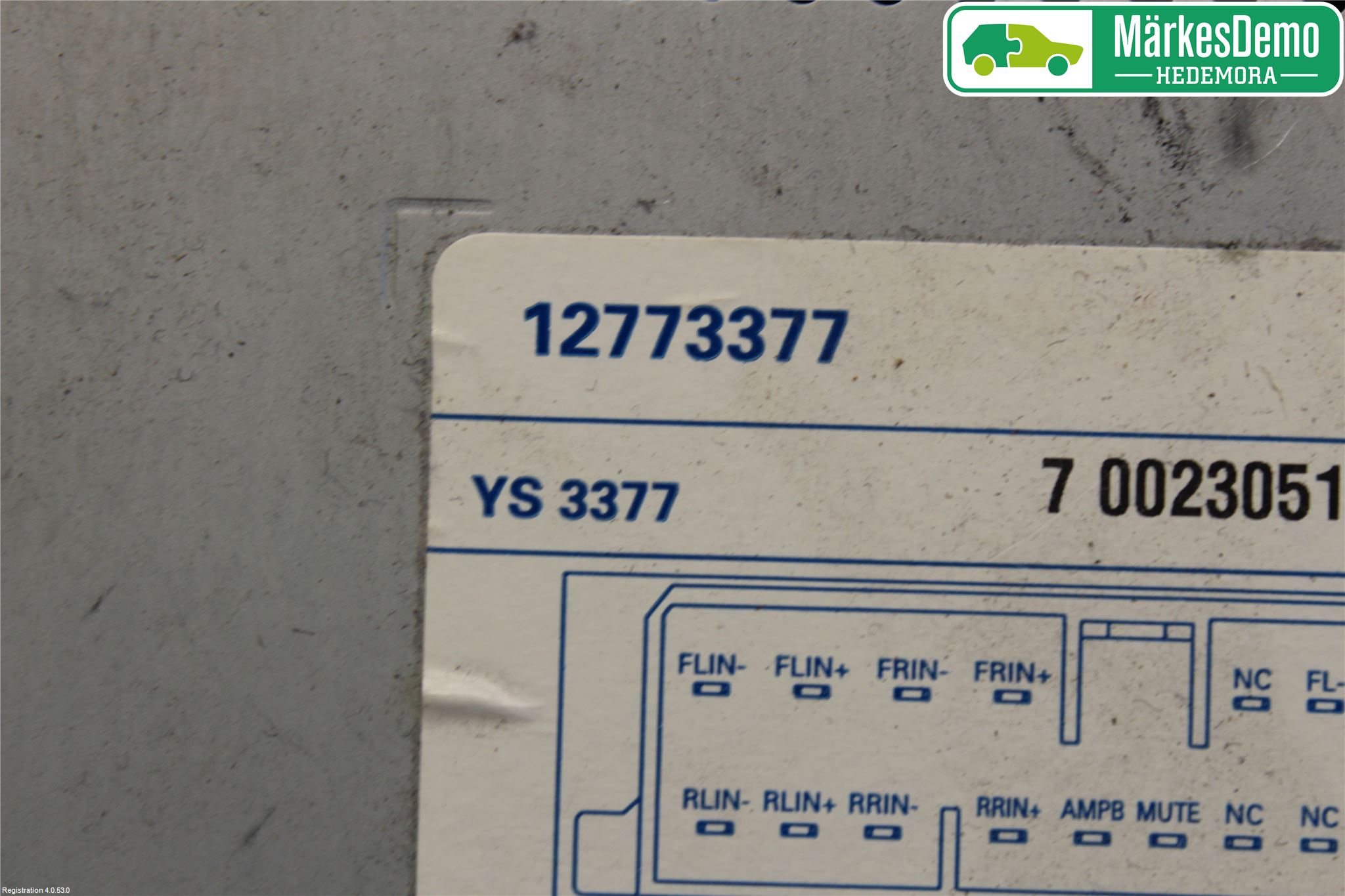 Saab 9-3 VER 2 Stereo Forsterker