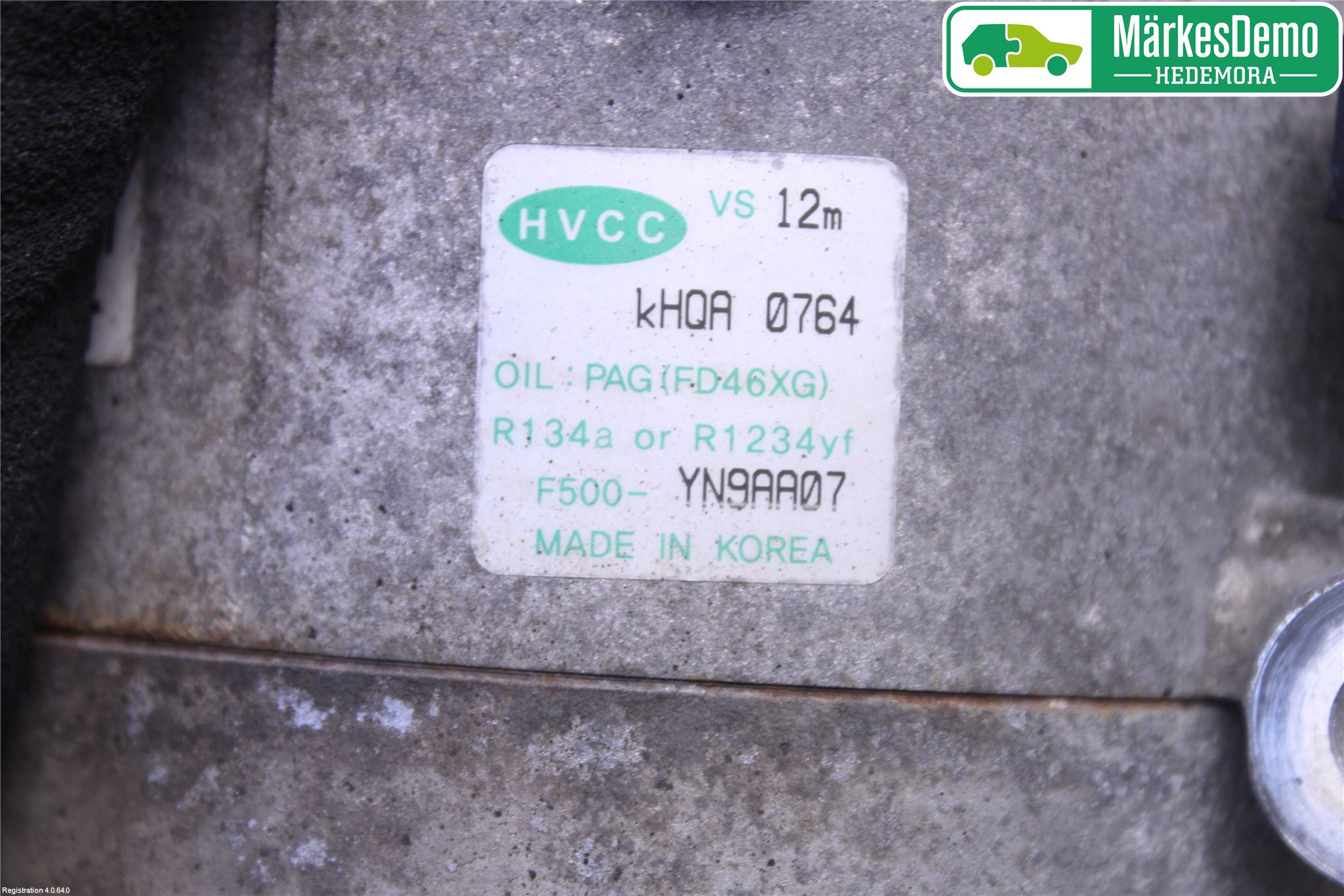 Kia VENGA 10-19 Varme Ac Kompressor