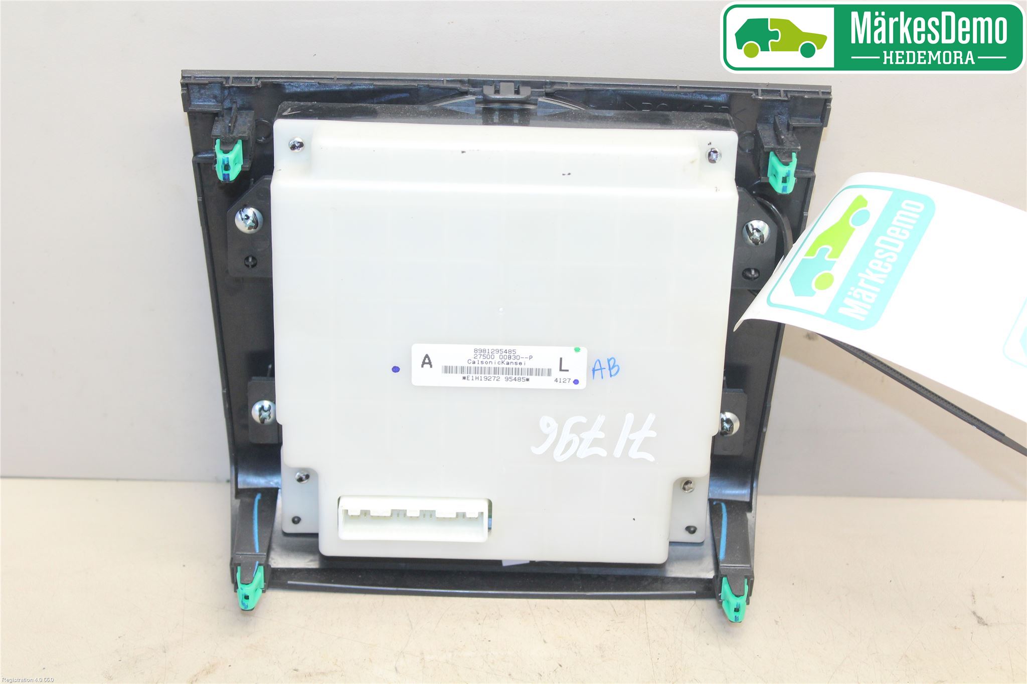 Isuzu D-MAX Varme Ac Betjening-Display