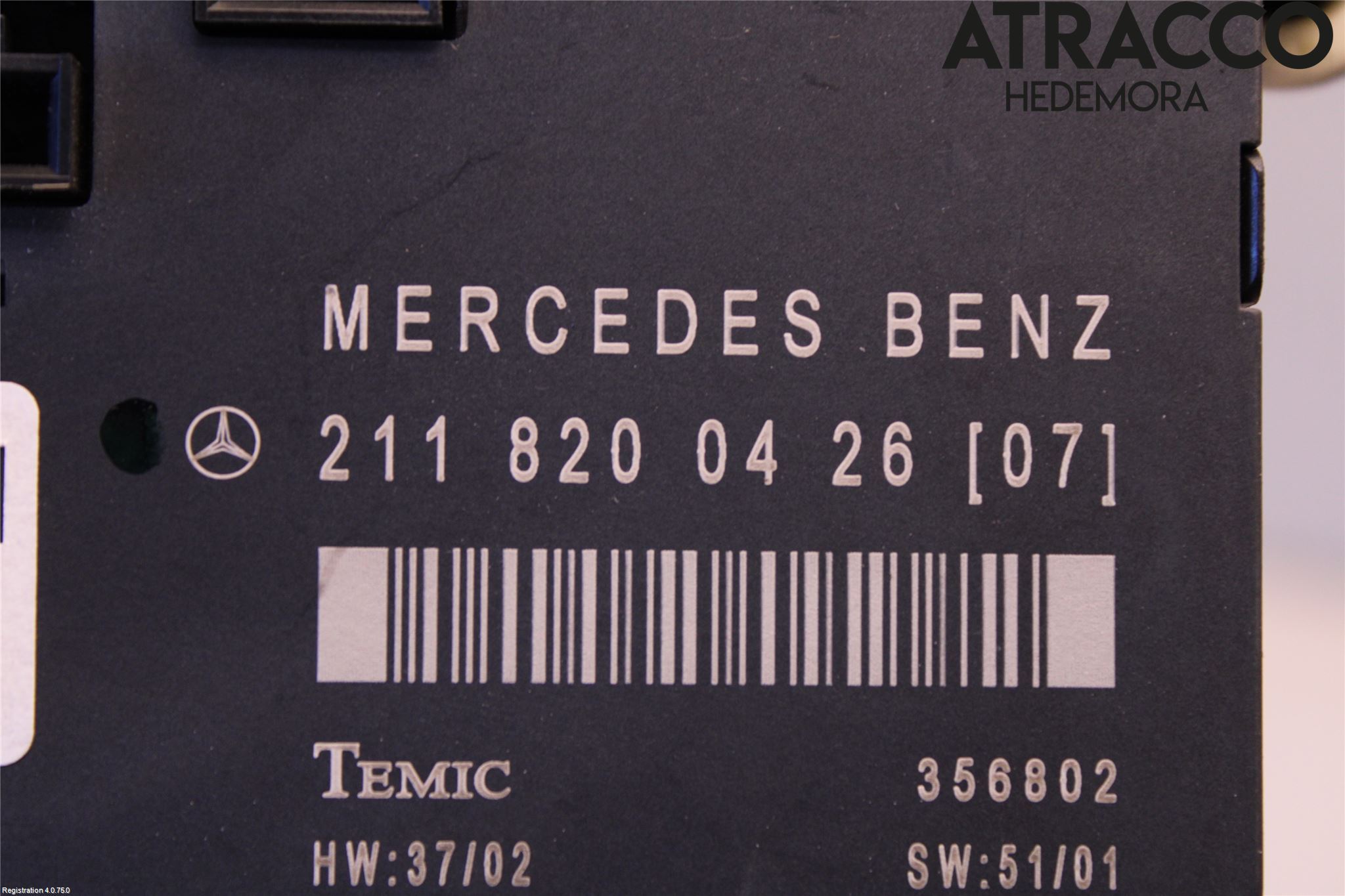 Mercedes-Benz MB E-KLASS (W211) 02-09 Styreenhet Dør