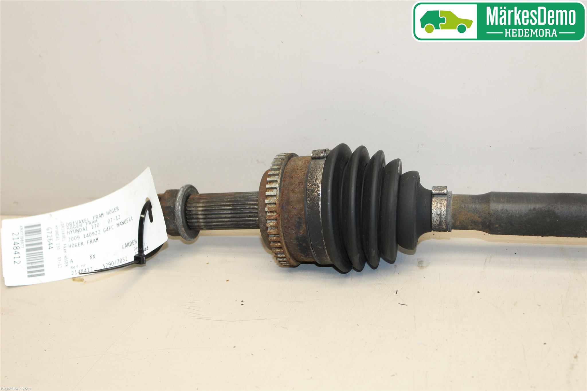Hyundai i30 FD 07-12 Drivaksel Foran Kompl Høyre