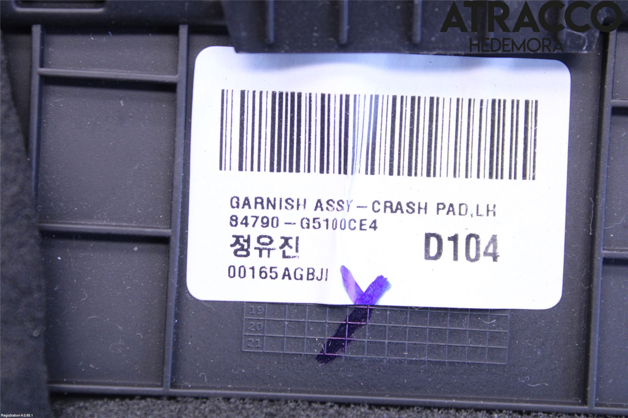 Kia NIRO (DE) 17-22 Dashbord Kanal - Dyse