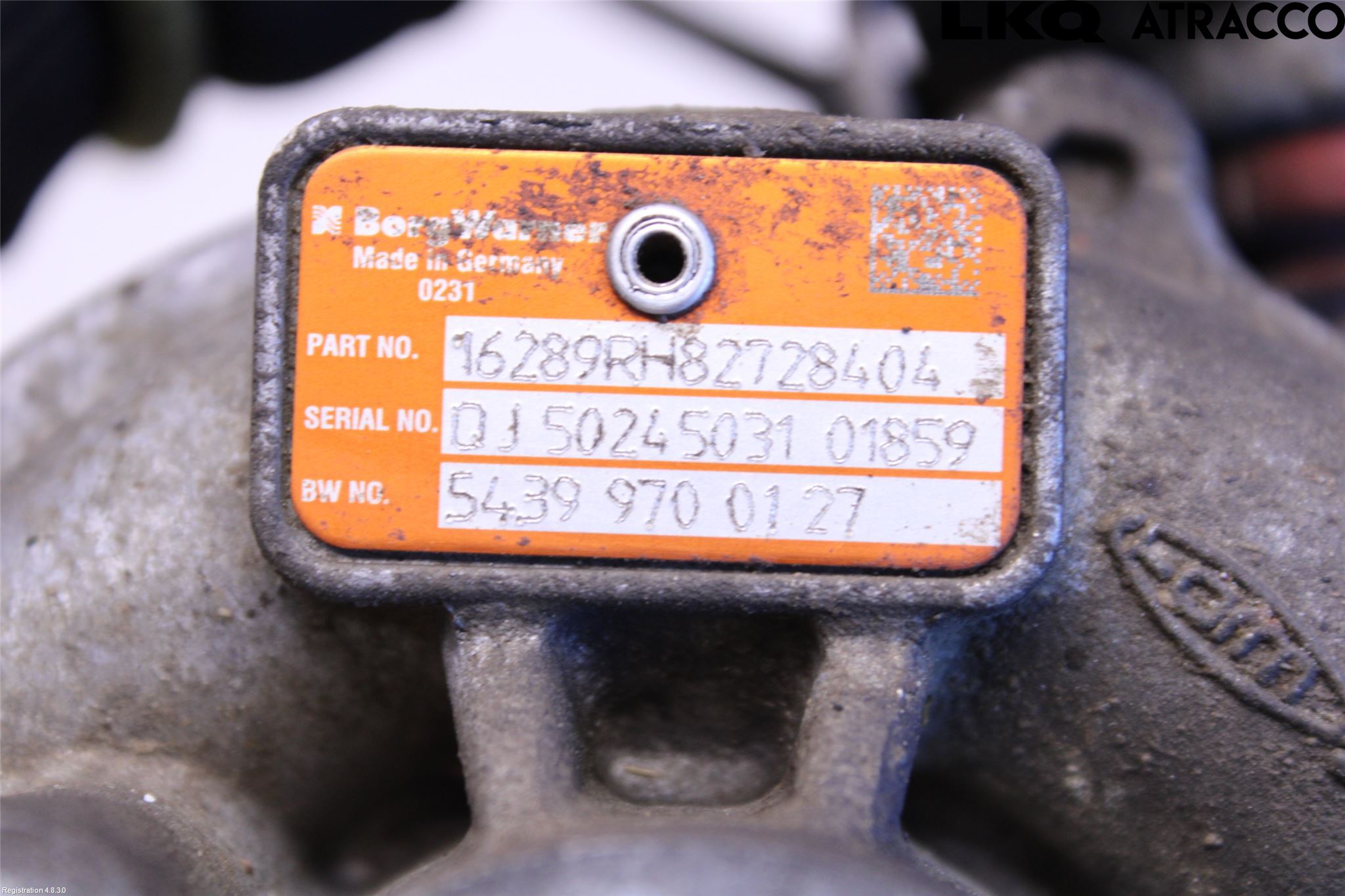 Dacia DUSTER 10-17 Turboaggregat