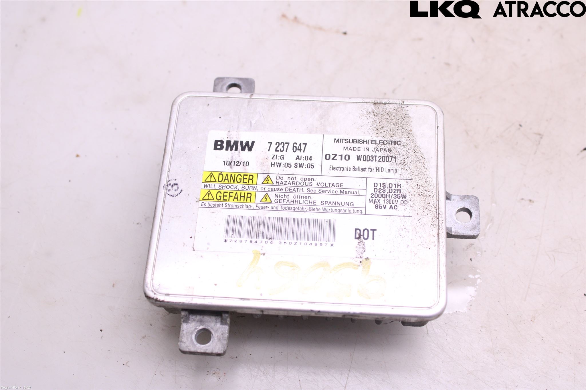 BMW 7 F01/02/03/04 09-15 Styreenhet Xenon