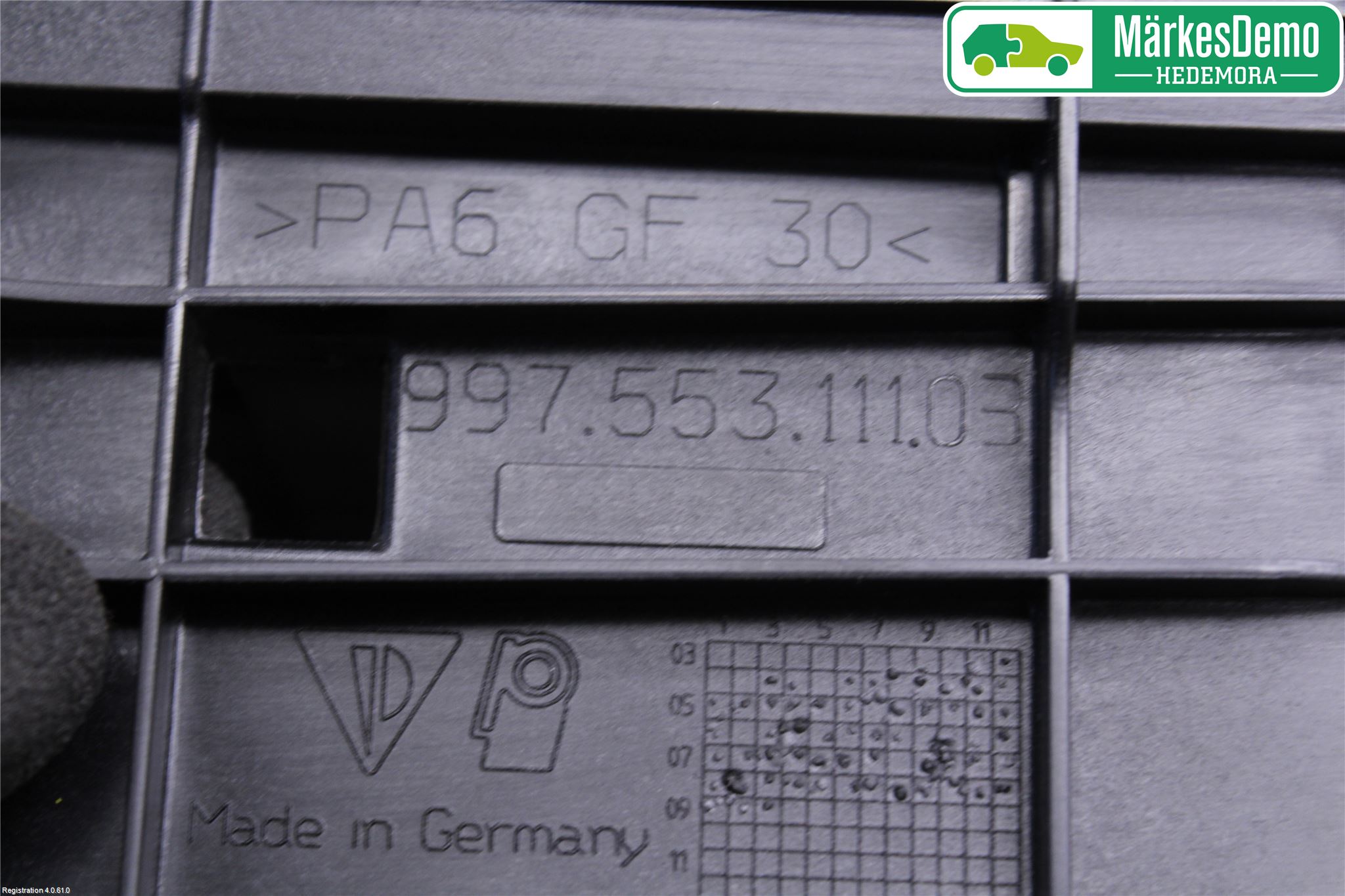 Porsche 911 64- Innr Radio Ramme