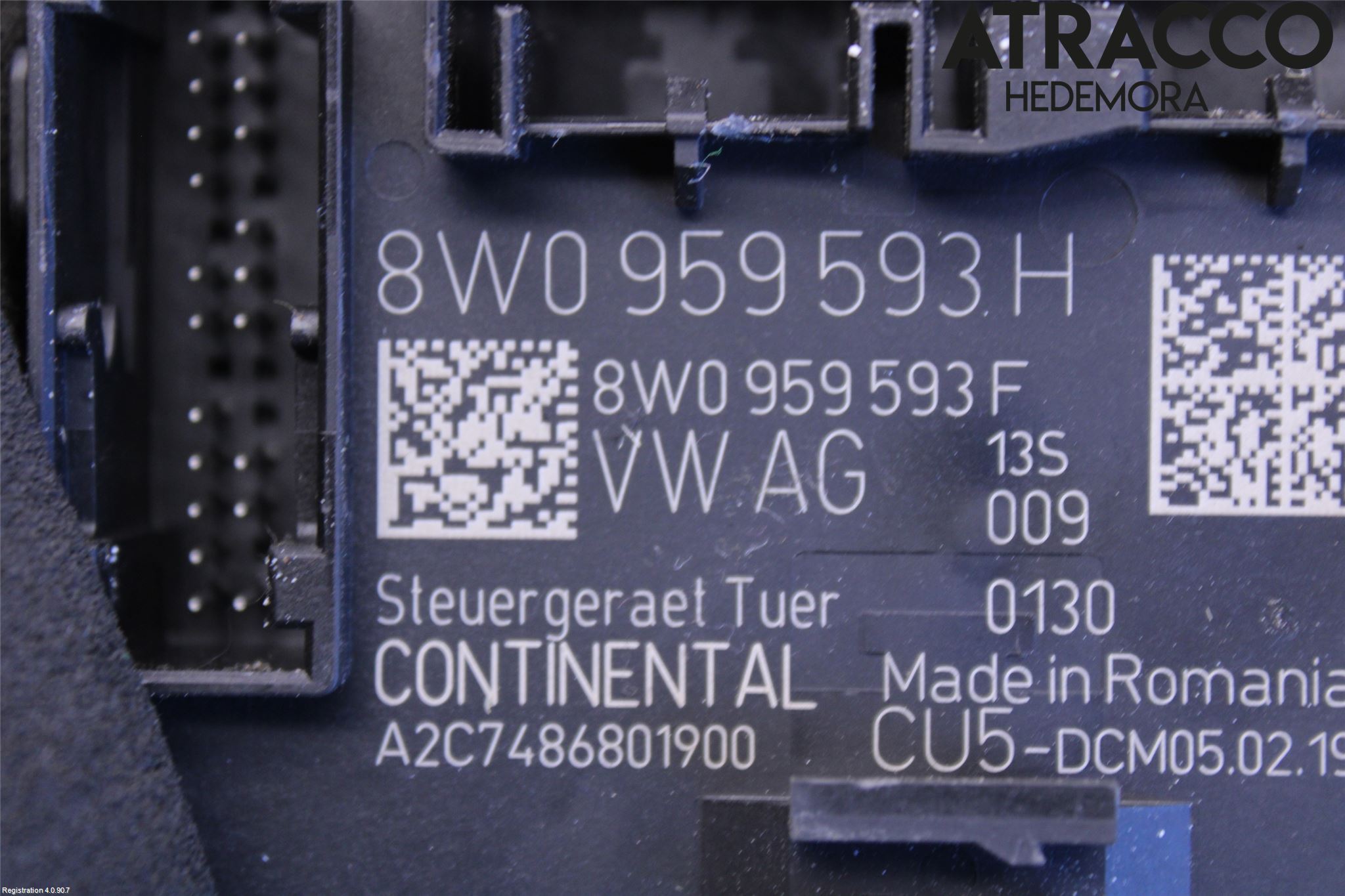 Audi A4/S4 B9 20- Styreenhet Dør