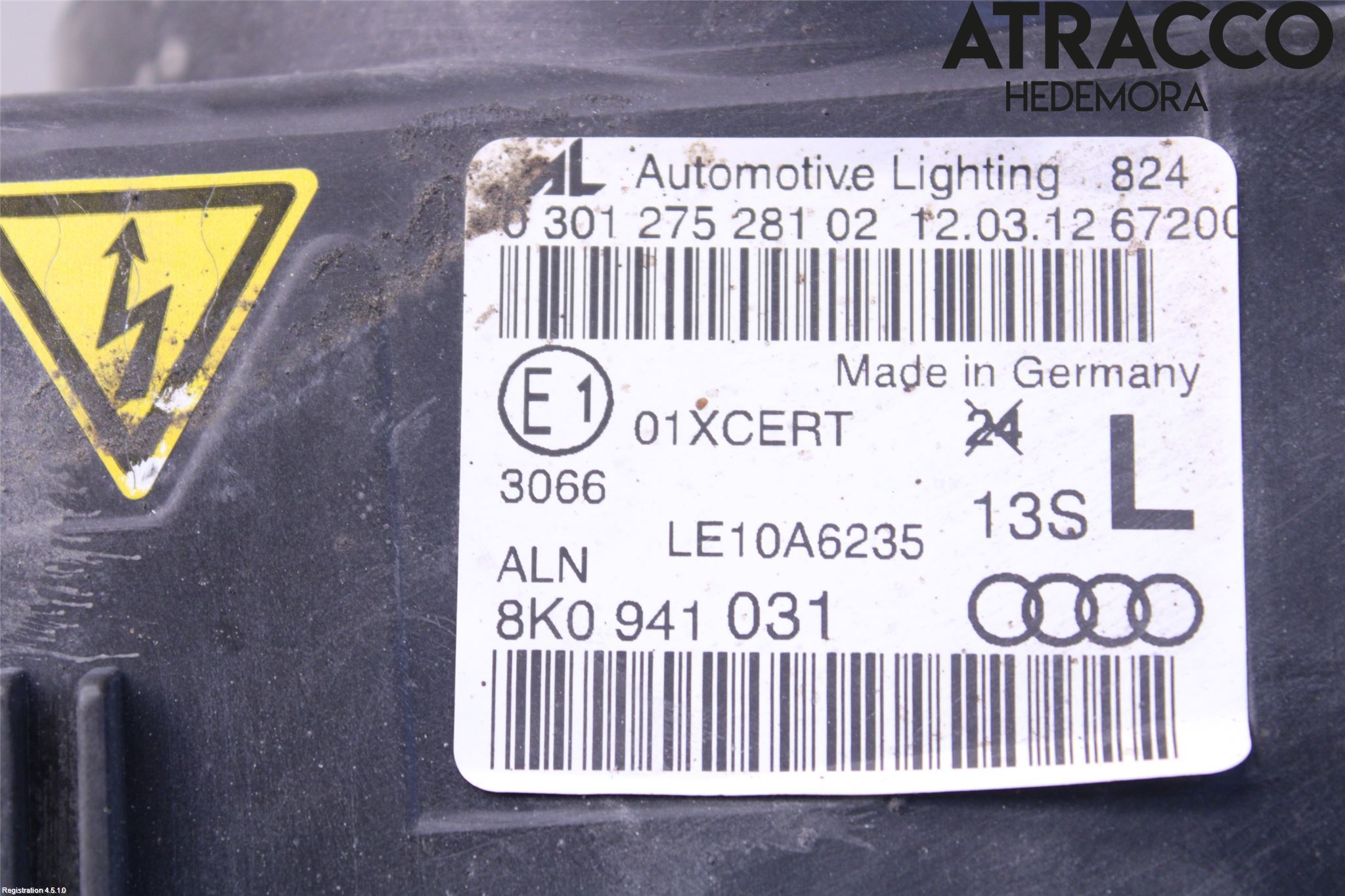 Audi A4 ALLROAD 09-16 Frontlykt Venstre