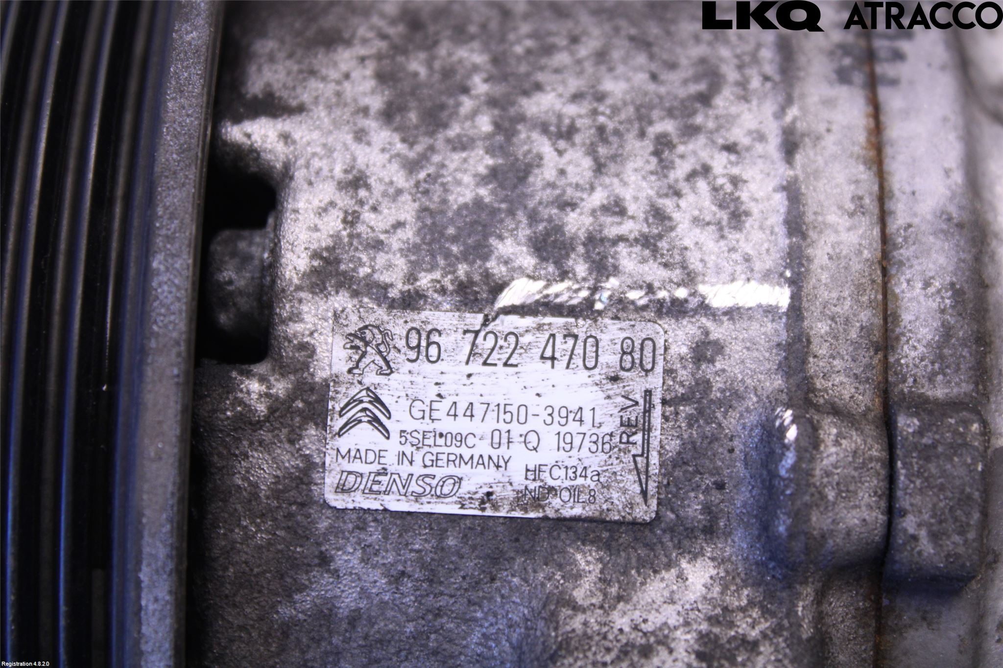 Peugeot 208 12-15 Varme Ac Kompressor