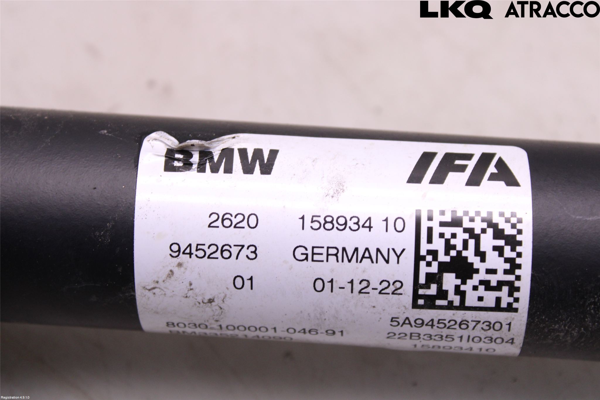 BMW 5 G30/G31/F90 17-23 Mellomaksel Fremre 4Wd