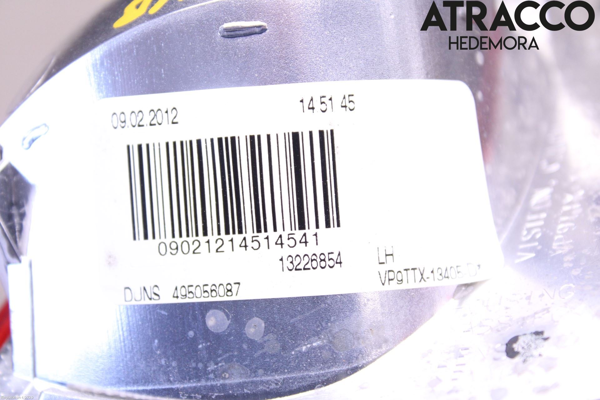 Opel INSIGNIA 09-16 Baklykt Venstre