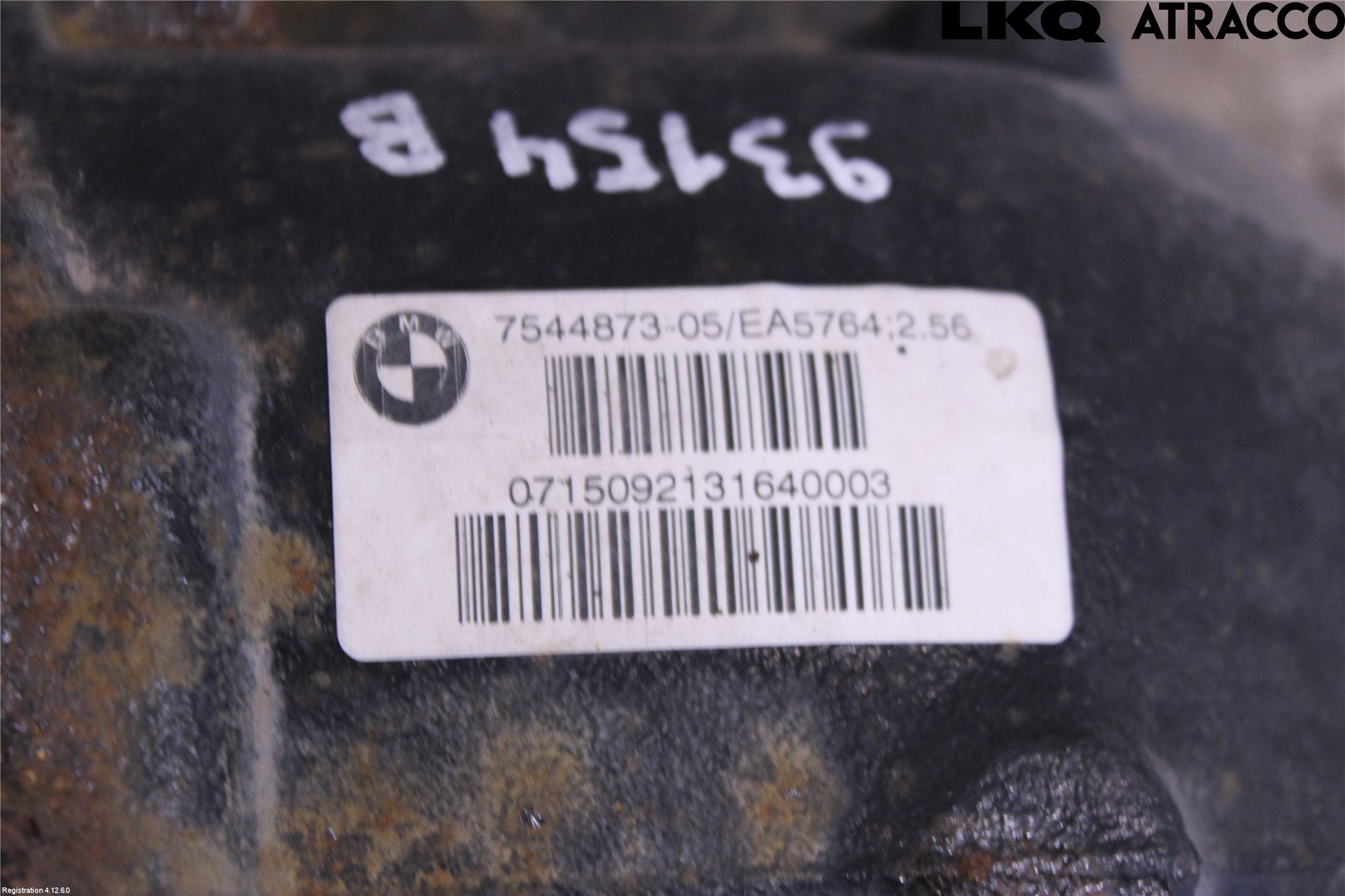 BMW 4 F32/F33/F82/F83 13-20 Bakaksel Kardang Bak -Diff