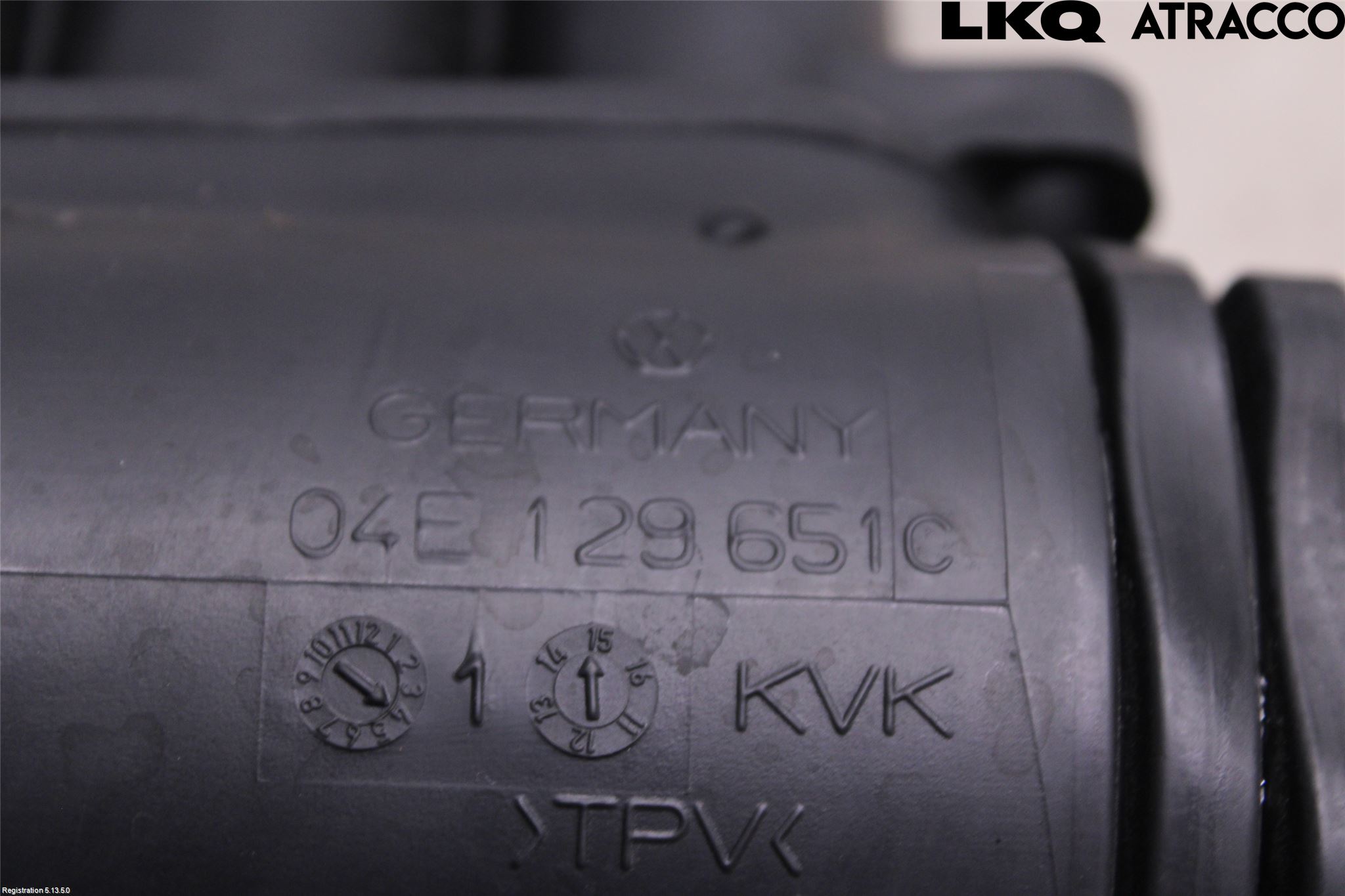 Volkswagen VW GOLF / E-GOLF VII 13-20 Inns Gummibelg - Slange