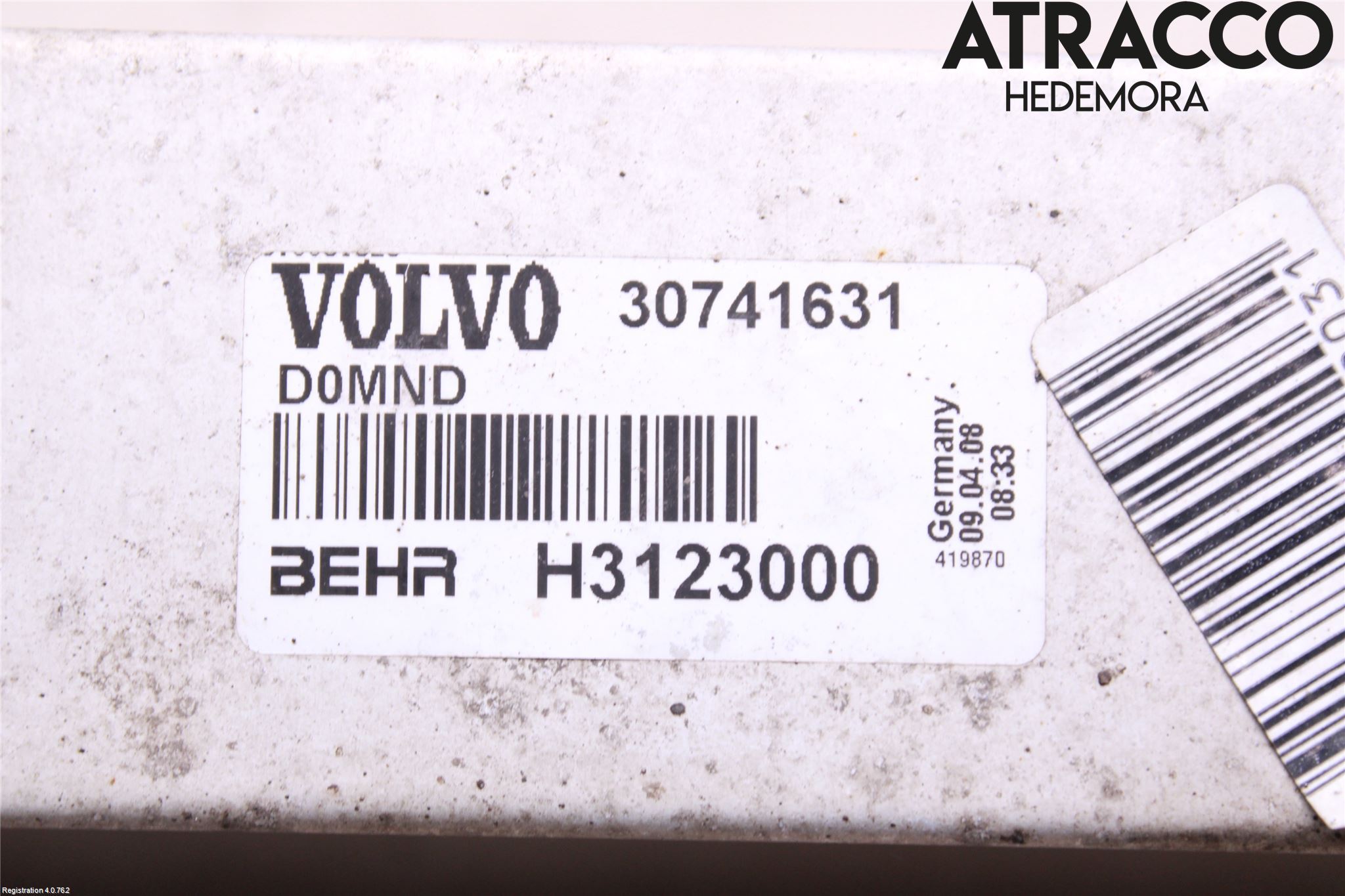 Volvo V50 08-12 Intercooler Radiator